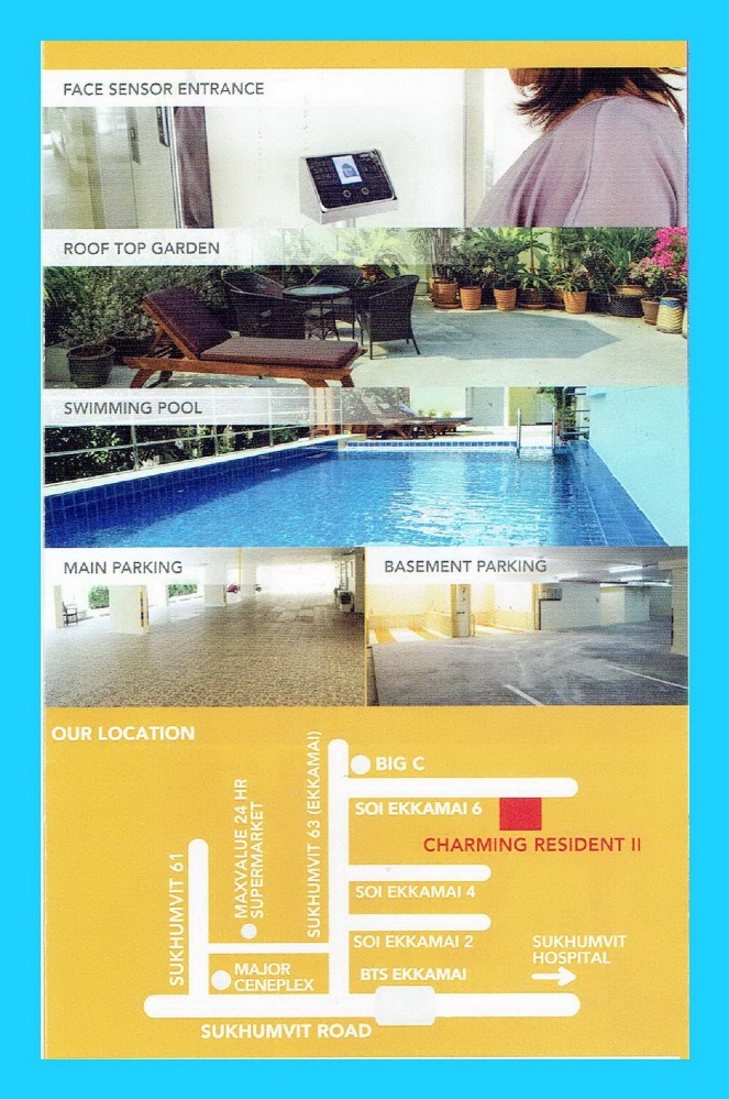 ให้เช่า Charming Residence Ekkamai @BTS เอกมัย ห้องแต่งสวยมากๆ พร้อมเข้าอยู่ ราคาดี!!