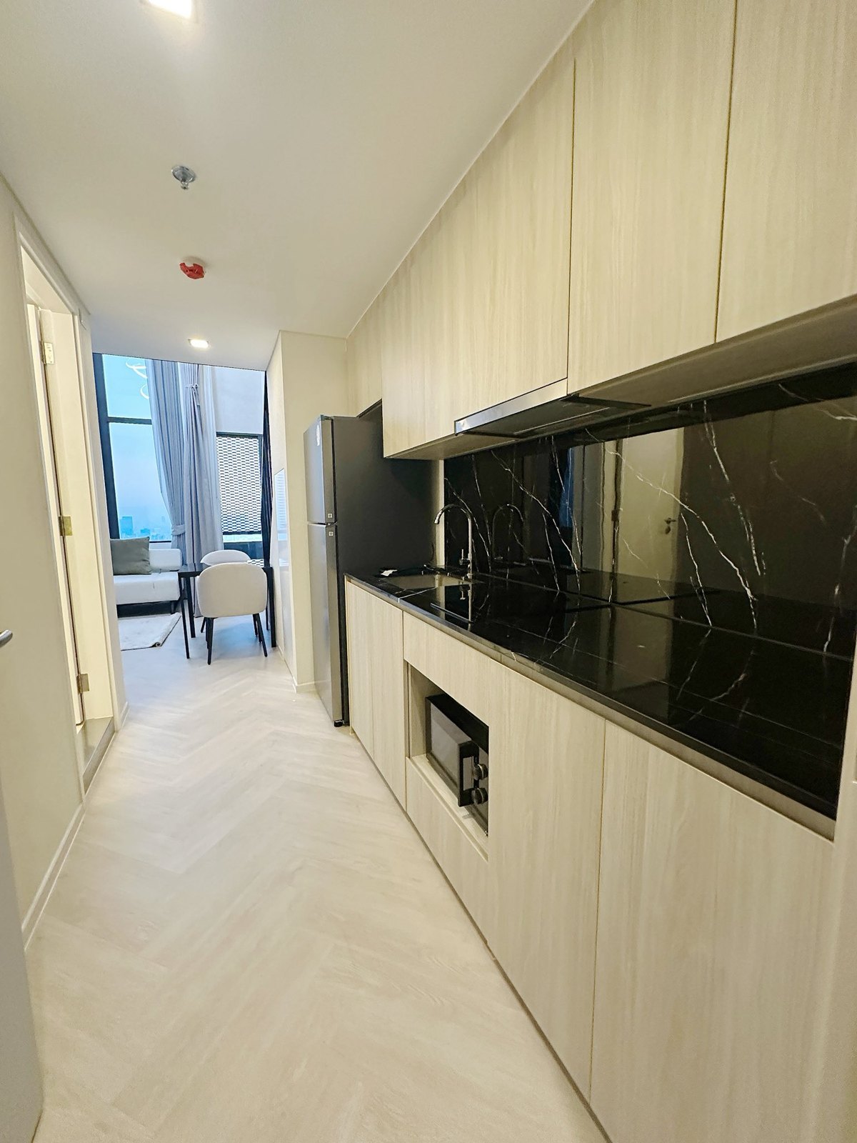 Kitchen — Duplex 1-bedroom condo at Siamese Sukhumvit 48, On Nut, Bangkok