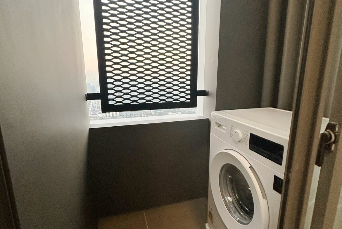 Laundry area — Duplex 1-bedroom condo at Siamese Sukhumvit 48, On Nut, Bangkok