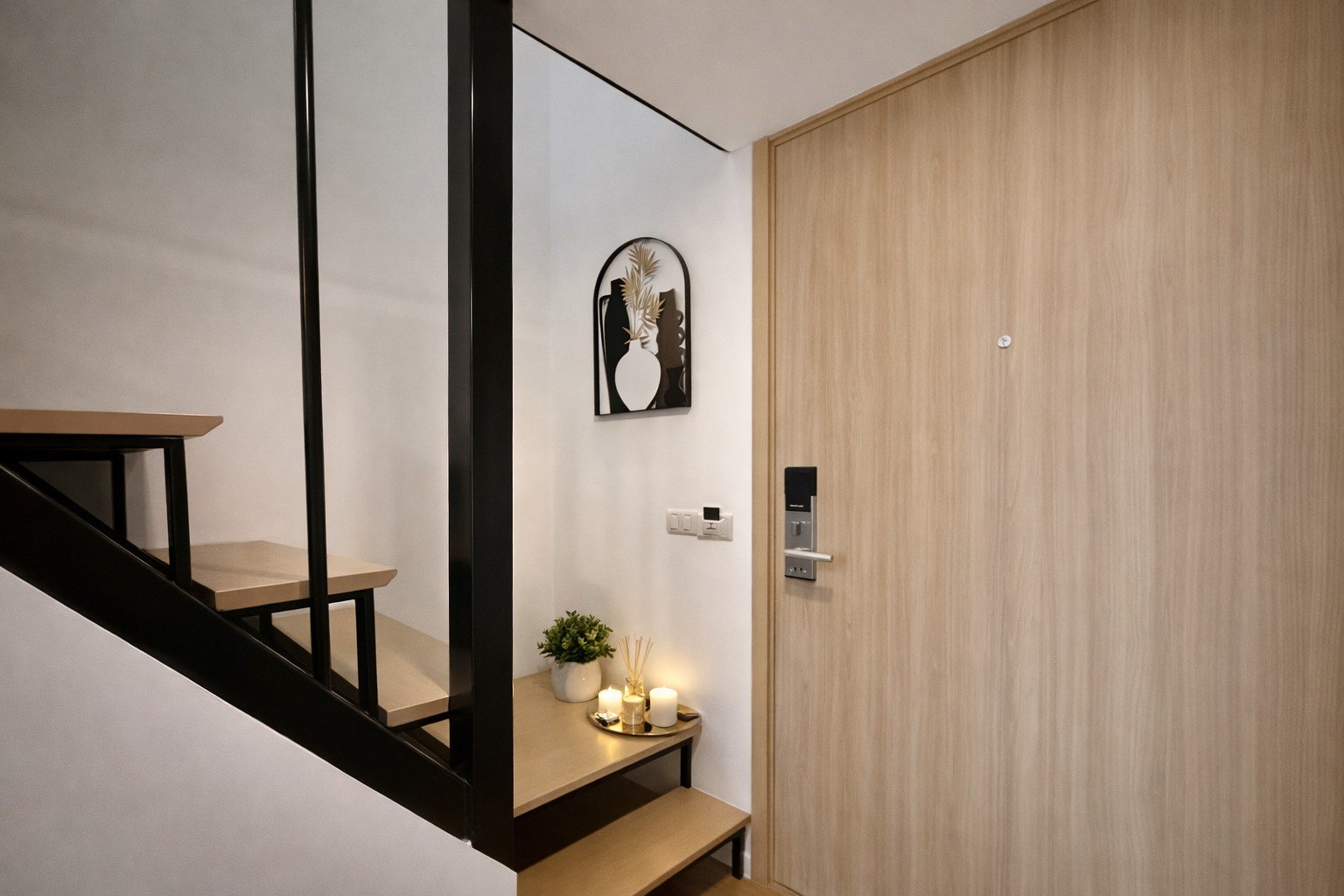 Entrance — Duplex 2-bedroom condo at Siamese Sukhumvit 48, On Nut, Bangkok