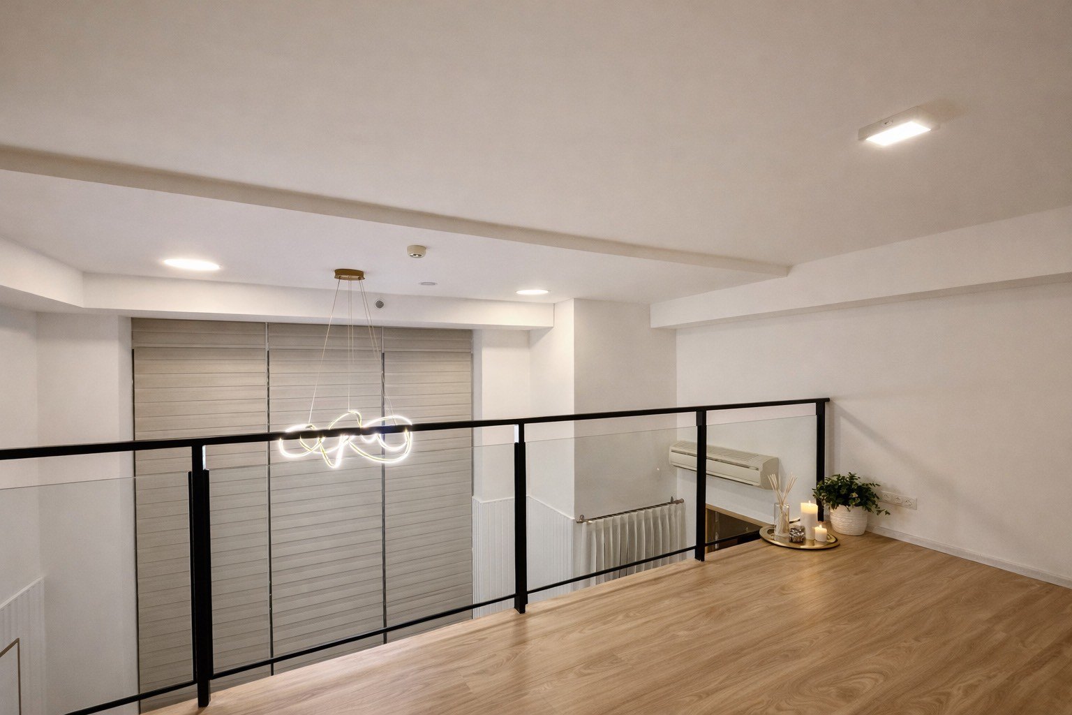 Mezzanine — Duplex 2-bedroom condo at Siamese Sukhumvit 48, On Nut, Bangkok