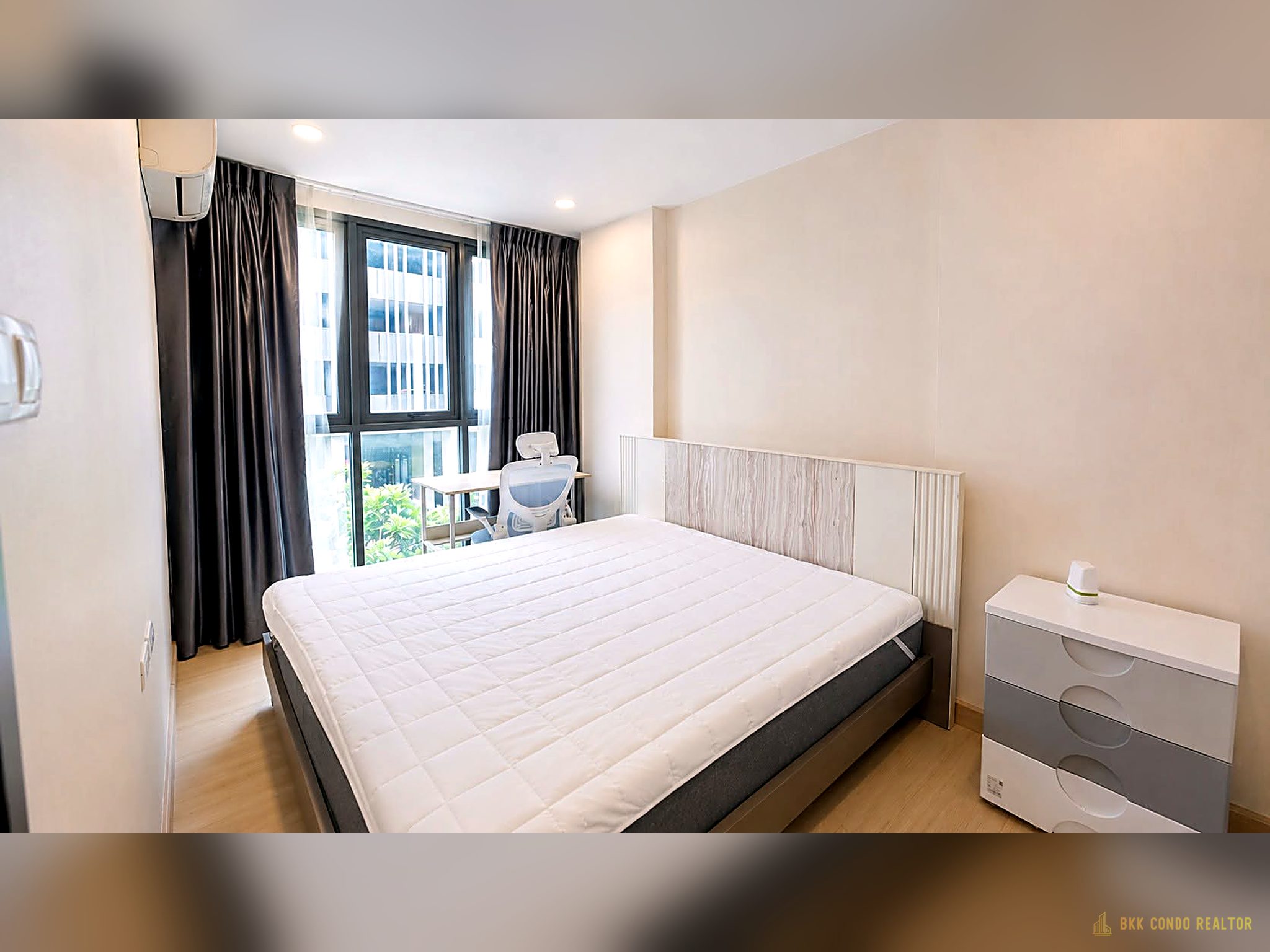 01-bedroom-1 2-Bedroom Condo for Rent at Supalai Prime Rama 9 (48 sqm) — Rama 9 MRT