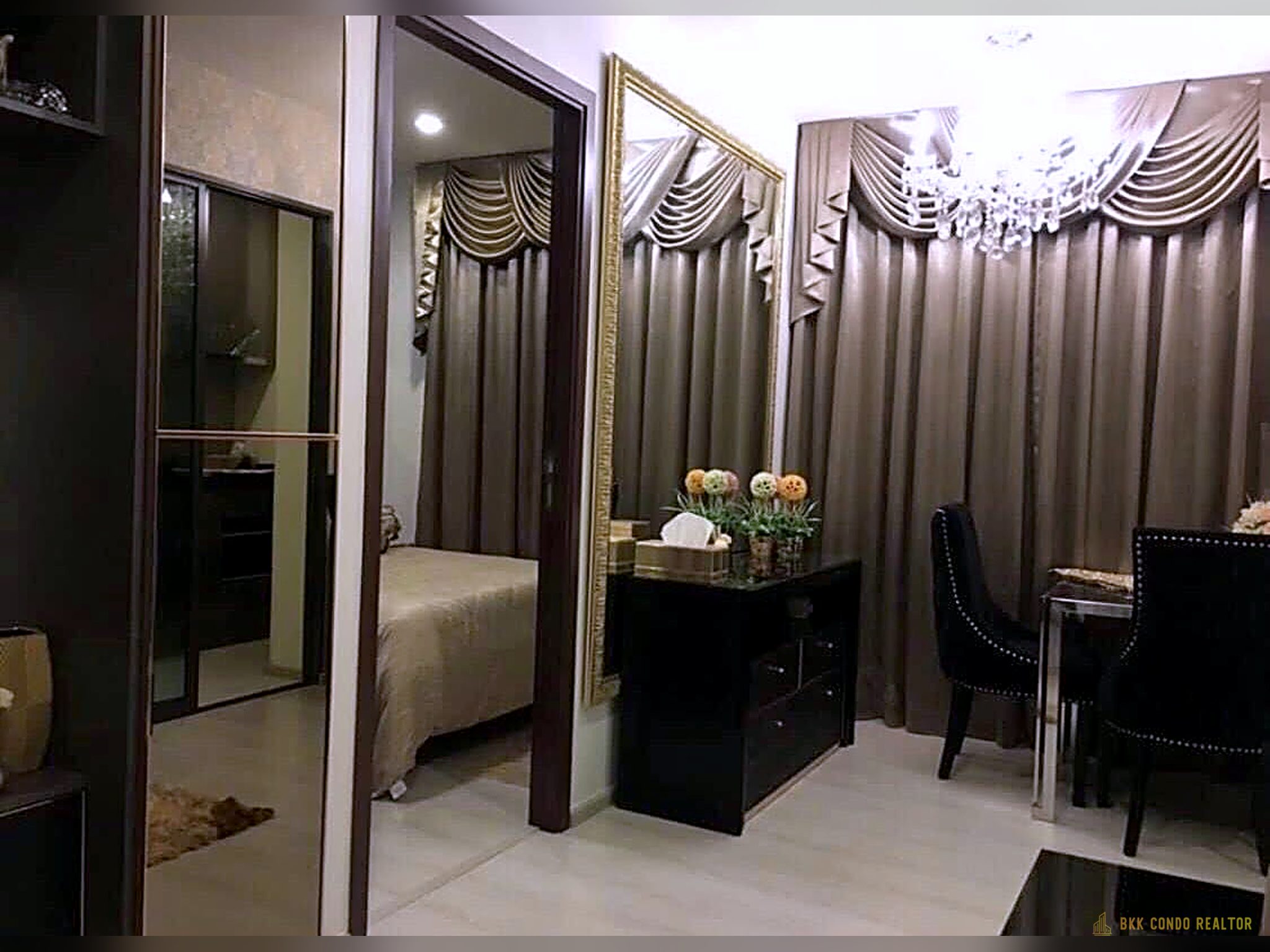 01-bedroom-27 1-Bedroom Condo for Rent at Rhythm Asoke (34 sqm) — Rama 9 MRT