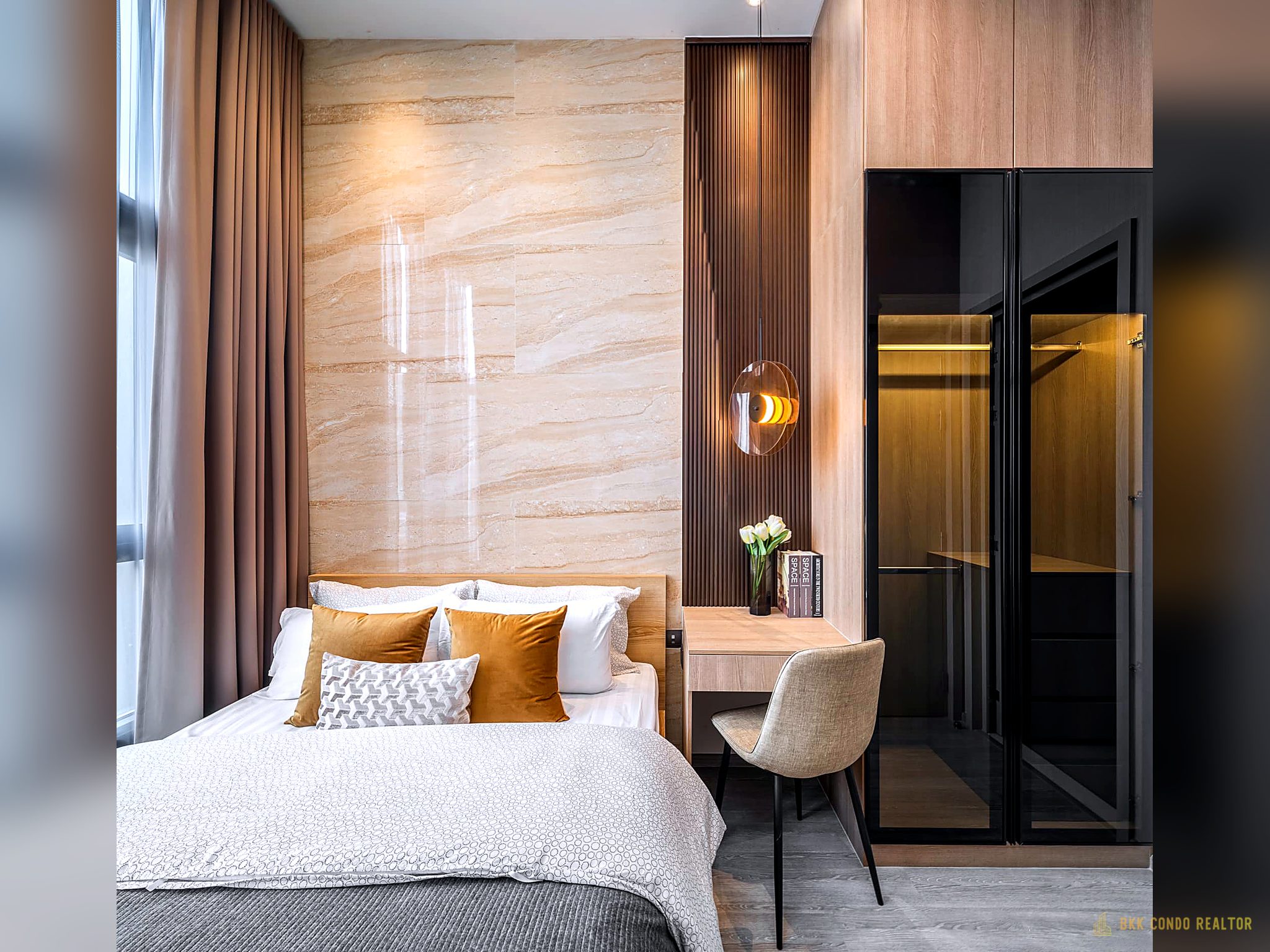 01-bedroom-71 1-Bedroom Condo for Rent at THE LINE Sukhumvit 101 (28 sqm) — Punnawithi BTS