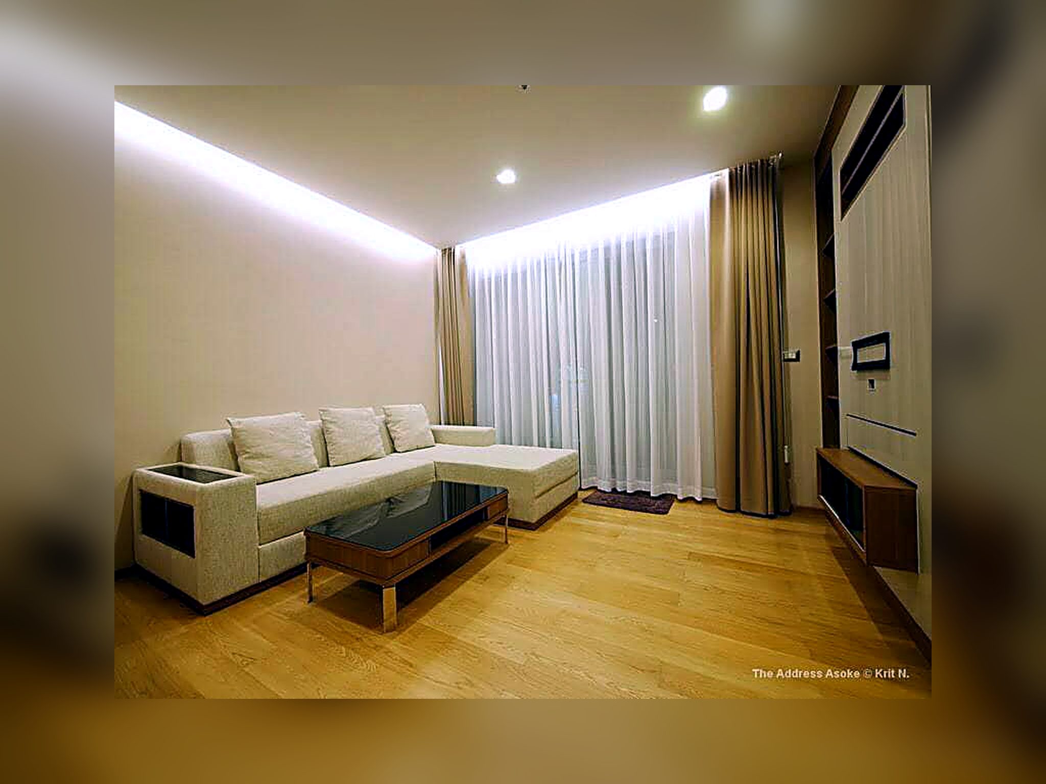 2-Bedroom Condo for Rent at The Address Asoke (65 sqm) — Phetchaburi MRT