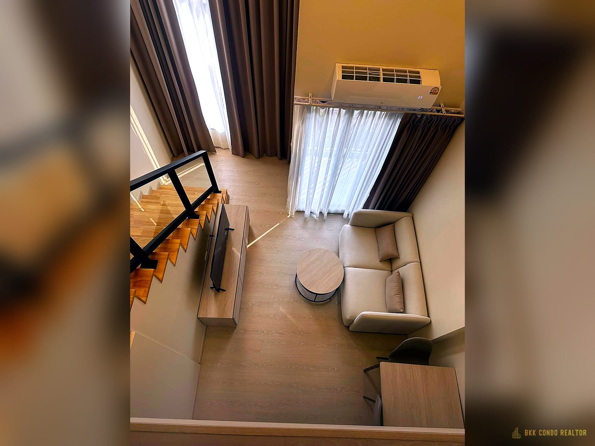 01-living_room-14 1-Bedroom Condo for Rent at FLO by Sansiri (38 sqm) — Khlong San BTS