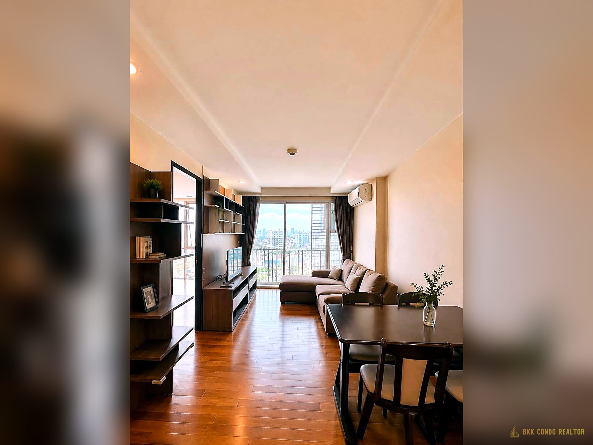 01-living_room-209 1-Bedroom Condo for Rent at THE LINE Phahonyothin Park (46 sqm) — Ha Yaek Lat Phrao BTS