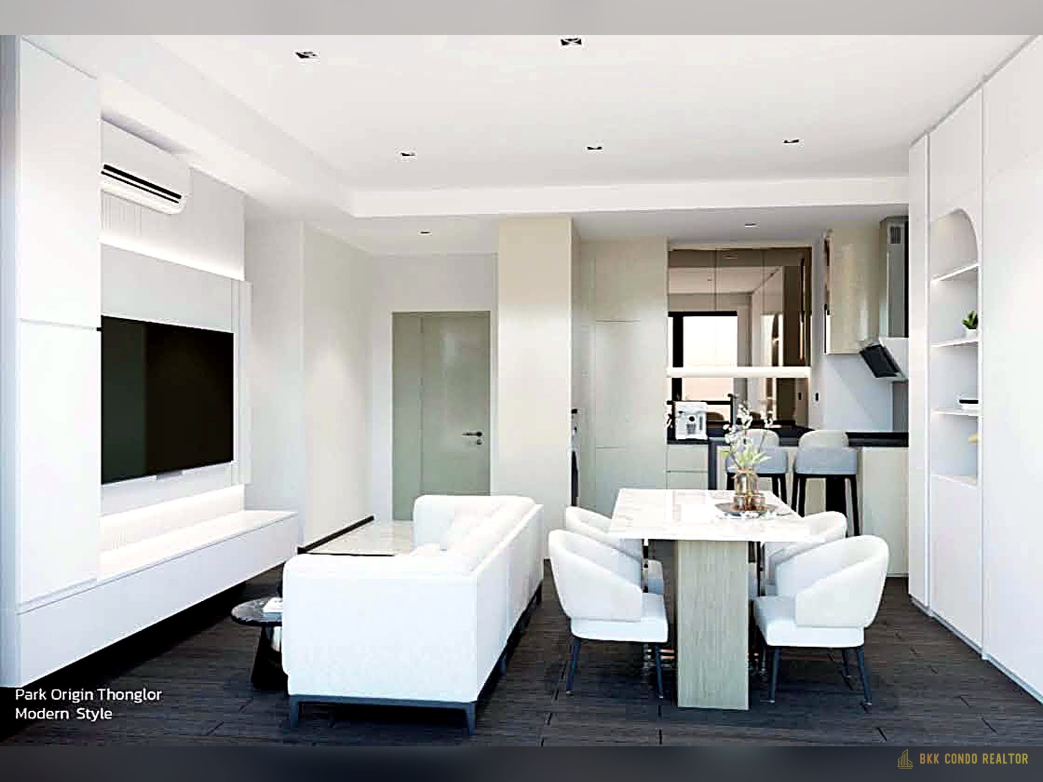 2-Bedroom Condo for Rent at Park Origin Thonglor (66.66 sqm) — Thonglor BTS