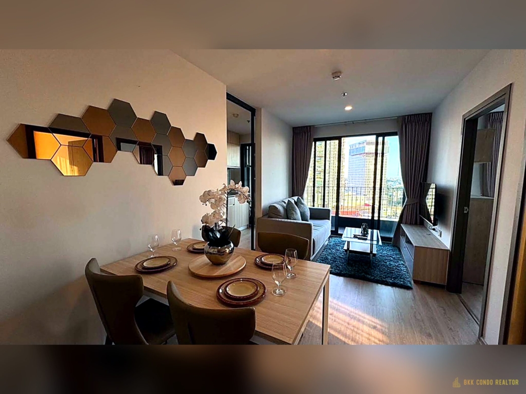 2-Bedroom Condo for Rent at Ideo O2 Bangna (47 sqm) — Bangna BTS