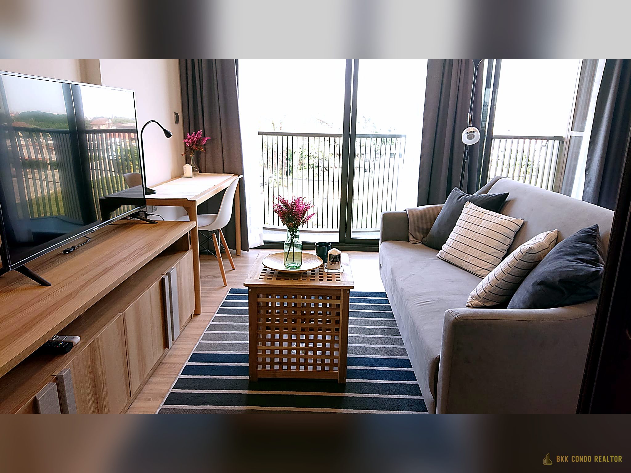 01-living_room-299 1-Bedroom Condo for Rent at Kawa Haus (36.41 sqm) — On Nut BTS