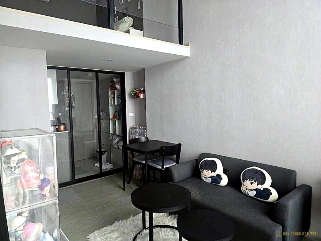 Duplex 1-Bedroom Condo for Rent at Origin Plug & Play Ramkhamhaeng Triple Station (34 sqm) — Ramkhamhaeng