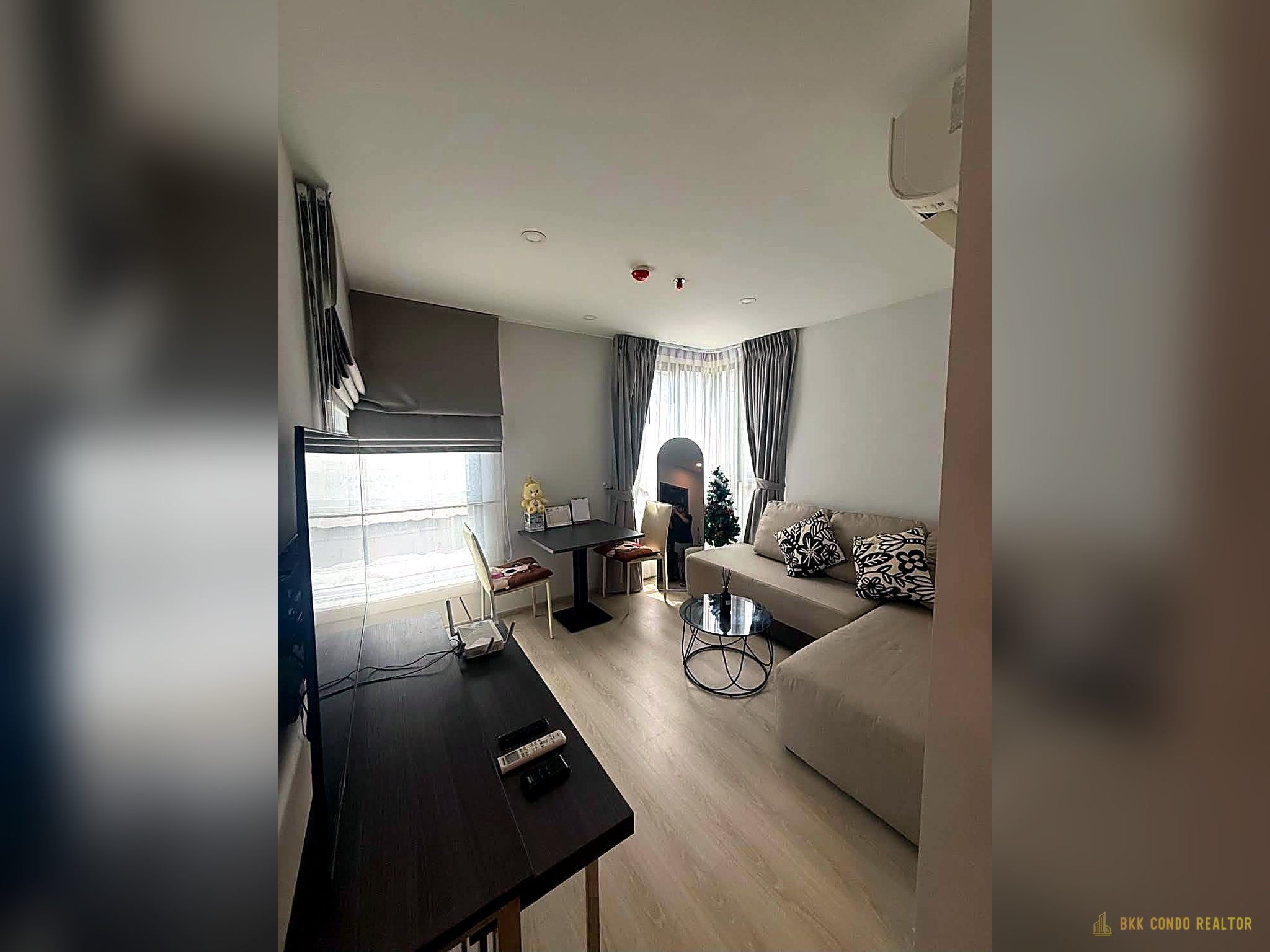 01-living_room-72 1-Bedroom Condo for Rent at Elio Del Nest (39 sqm) — Udom Suk BTS