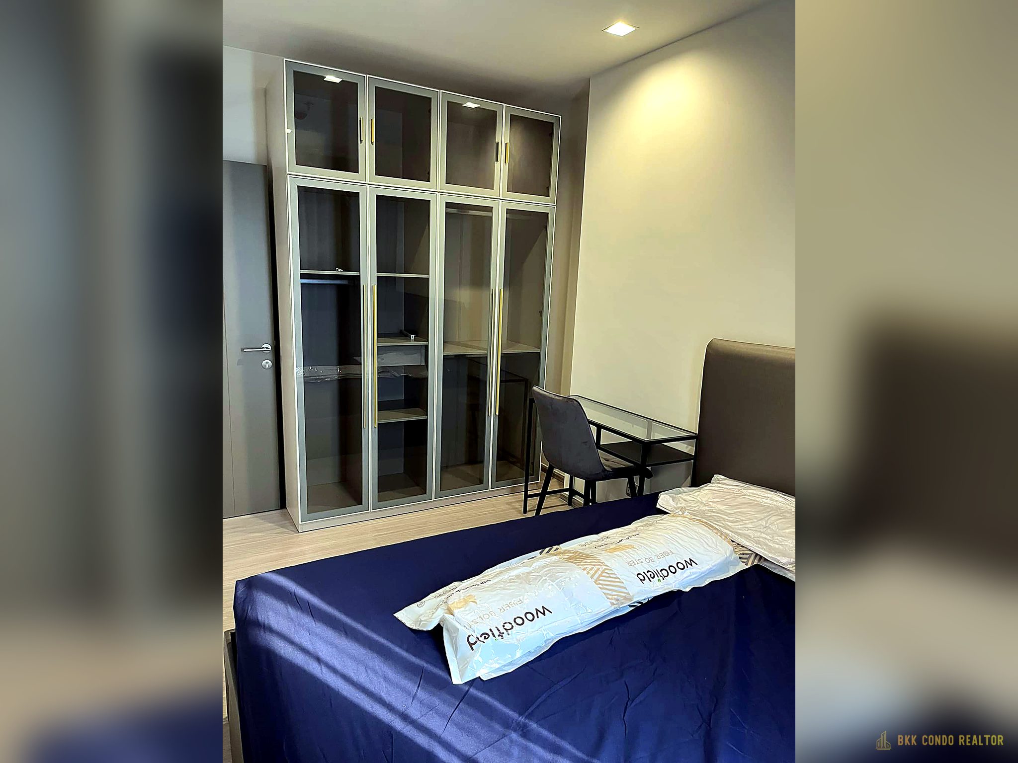 02-bedroom-105 1-Bedroom Condo for Rent at Life Asoke Hype (32 sqm) — Rama 9 MRT