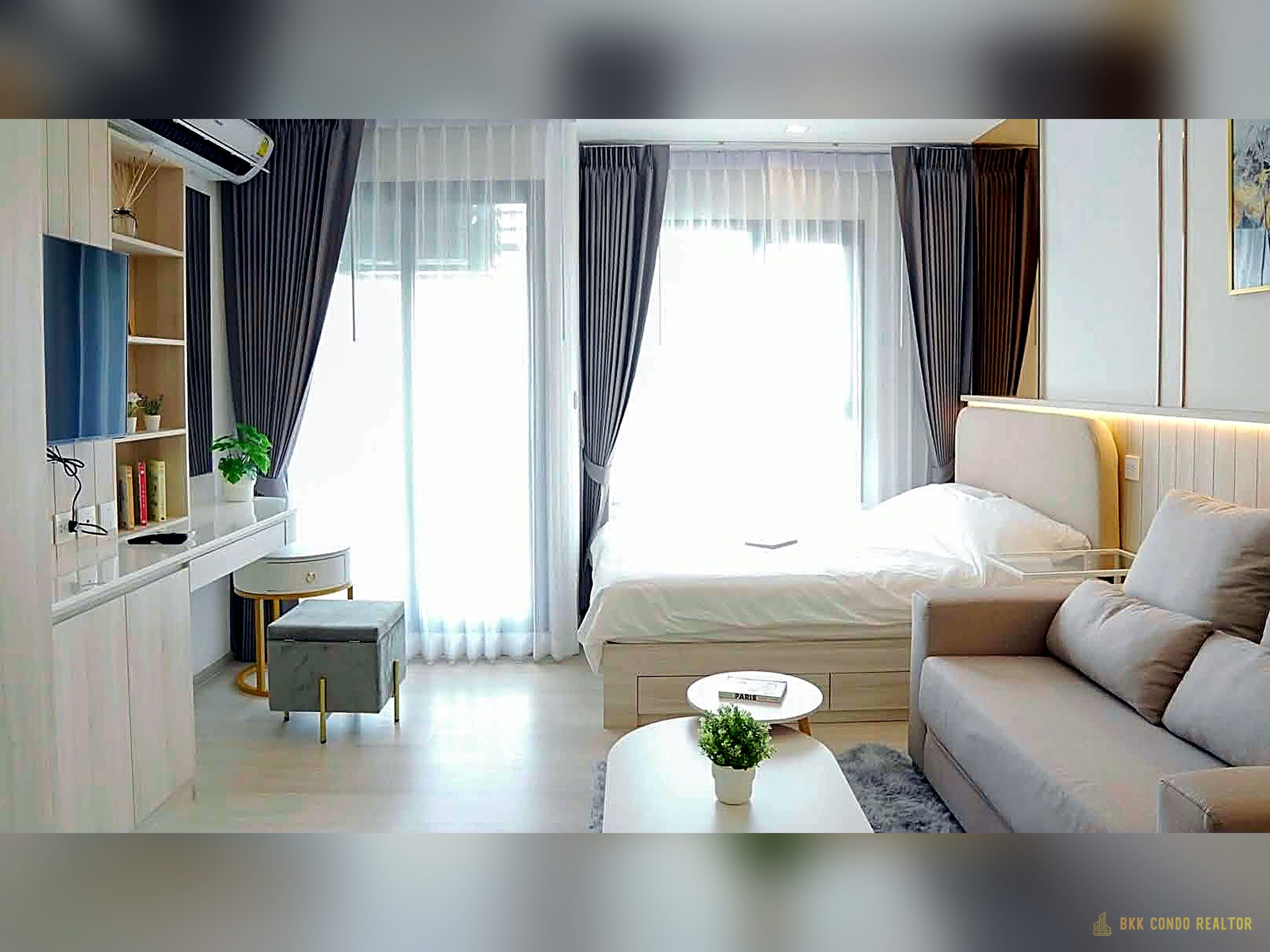 Studio Condo for Rent at Life One Wireless (28 sqm) — Ploenchit BTS
