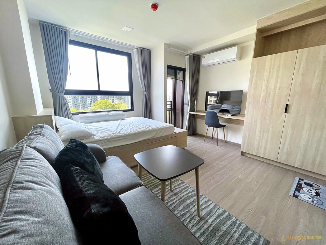 Studio Condo for Rent at The Muve Sukhumvit 107 (23 sqm) — Bearing BTS
