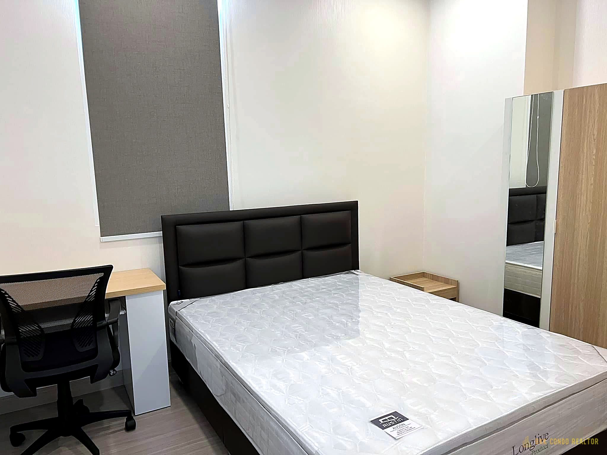 02-bedroom-95 2-Bedroom Condo for Rent at Supalai Premier Si Phraya – Samyan (73 sqm) — Samyan MRT