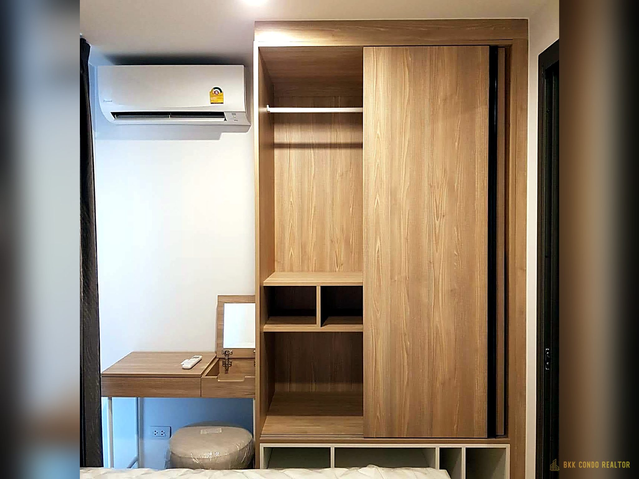 02-bedroom-98 Studio Condo for Rent at The Excel Hideaway Sukhumvit 50 (26 sqm) — On Nut BTS