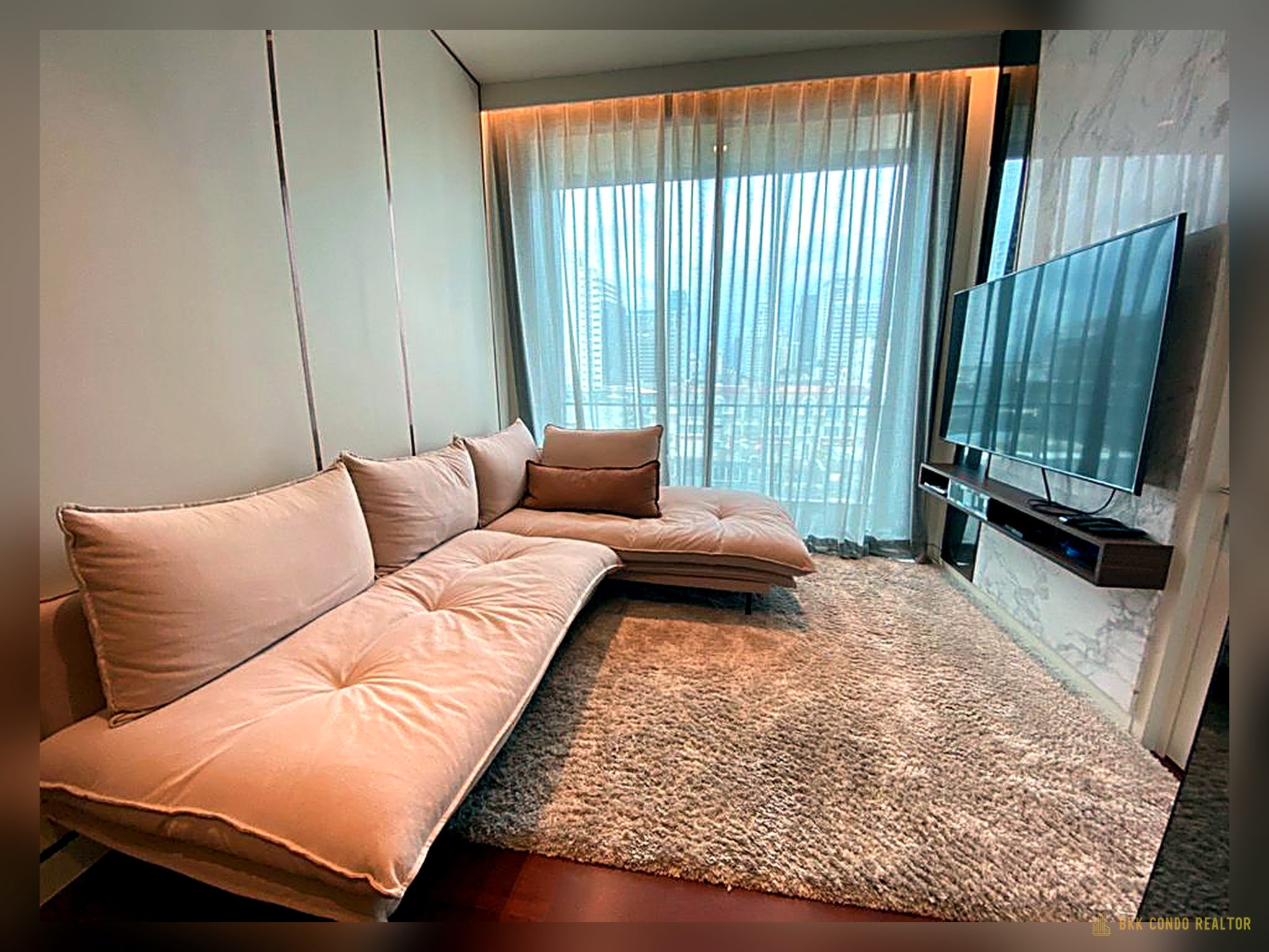 02-living_room-118 1-Bedroom Condo for Rent at KHUN by YOO (49.75 sqm) — Thonglor BTS
