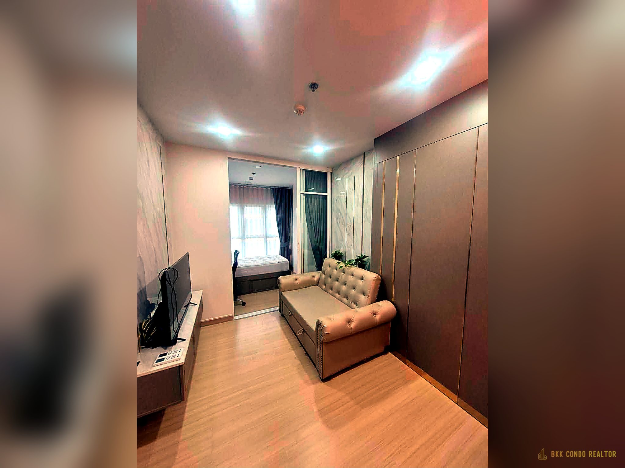 2-Bedroom Condo for Rent at Supalai Veranda Ramkhamhaeng (43 sqm) — Ramkhamhaeng MRT