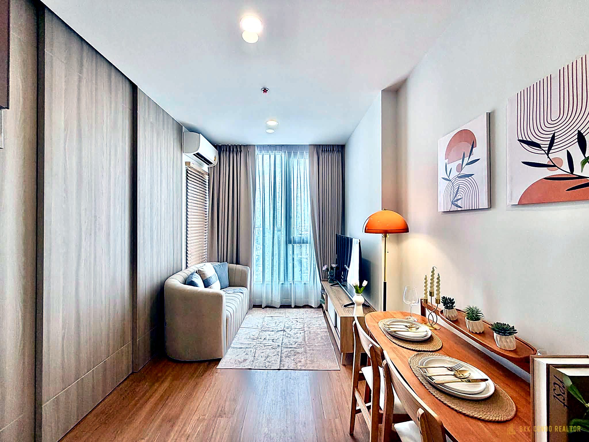 1-Bedroom Condo for Rent at Cloud Thonglor – Phetchaburi (32 sqm) — MRT Phetchaburi