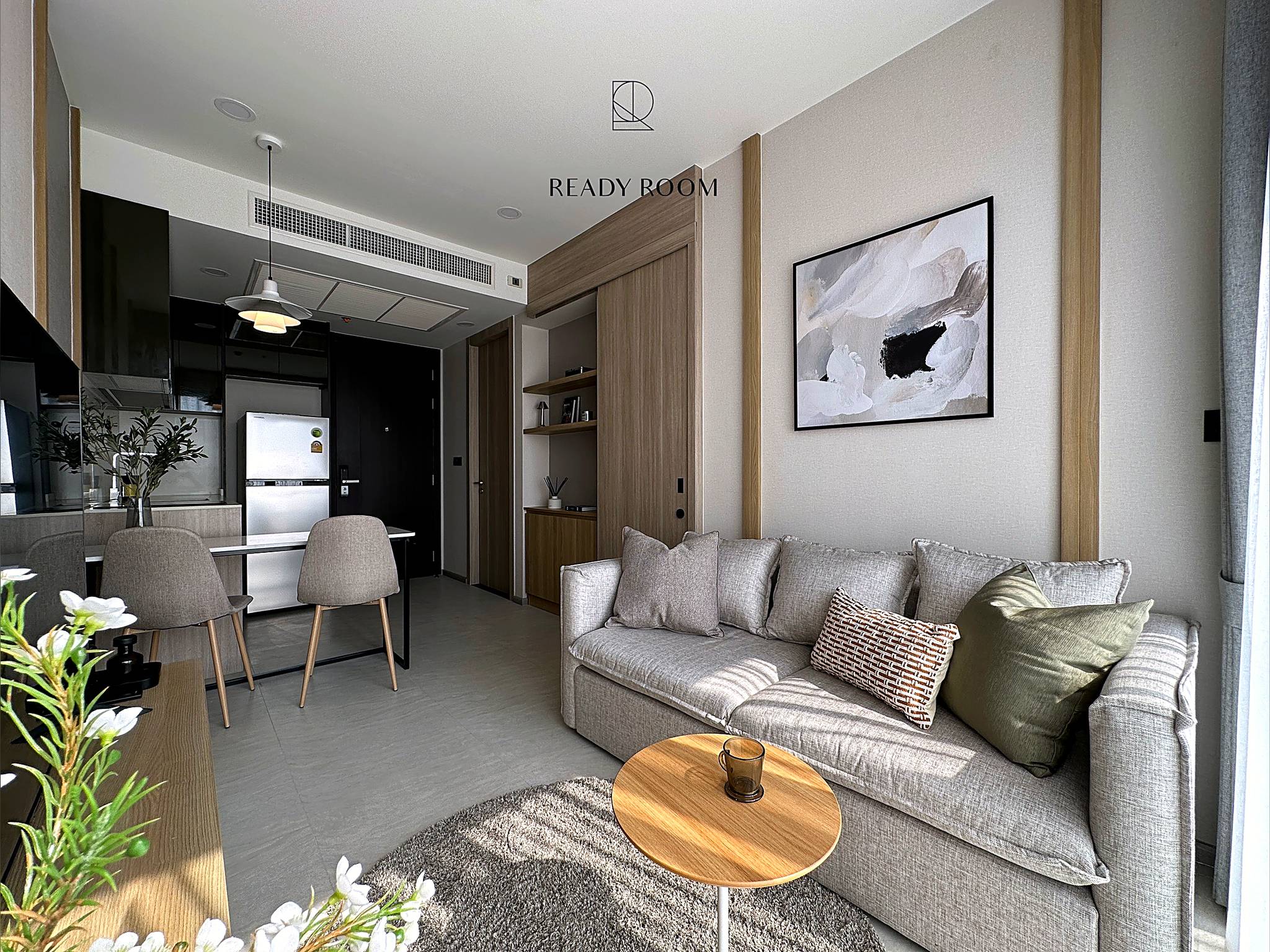 02-living_room-226 1-Bedroom Condo for Rent at Cooper Siam (36 sqm) — National Stadium BTS