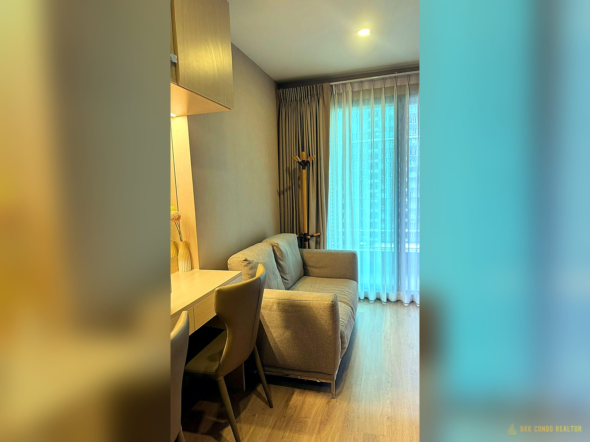 1-Bedroom Condo for Rent at Ideo O2 Bangna (33 sqm) — Bangna BTS