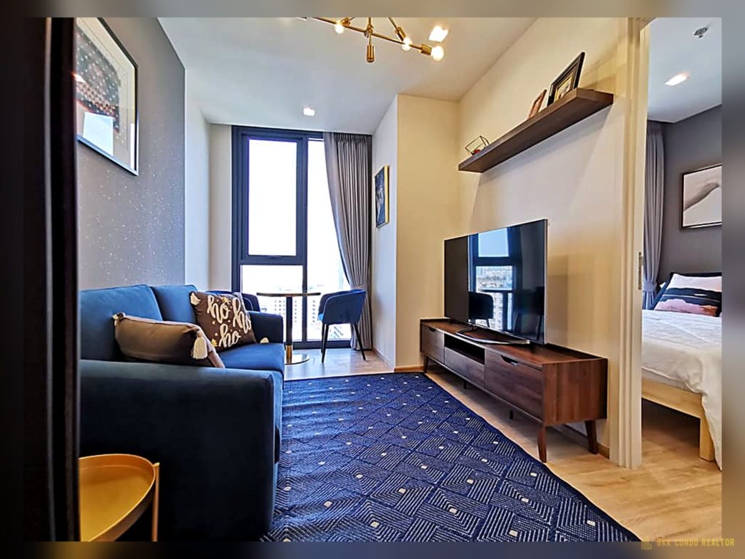 1-Bedroom Condo for Rent at THE LINE Phahol-Pradipat (34 sqm) — Saphan Khwai BTS