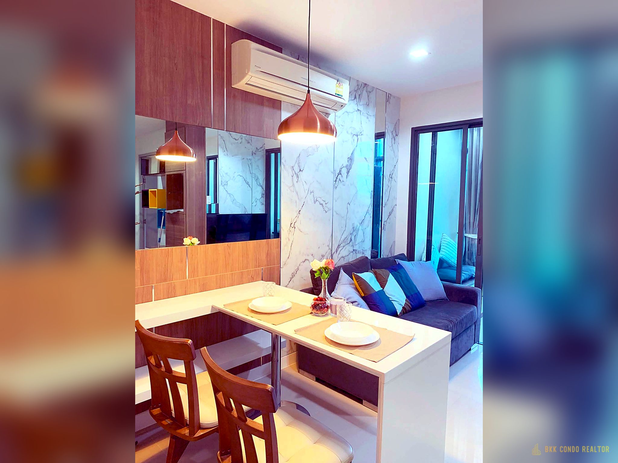 2-Bedroom Condo for Rent at IDEO Blucove Sukhumvit (47 sqm) — Udom Suk BTS