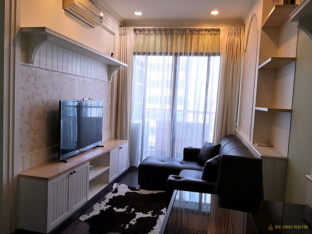 1-Bedroom Condo for Rent at IDEO Q Phayathai (42 sqm) — Phaya Thai BTS