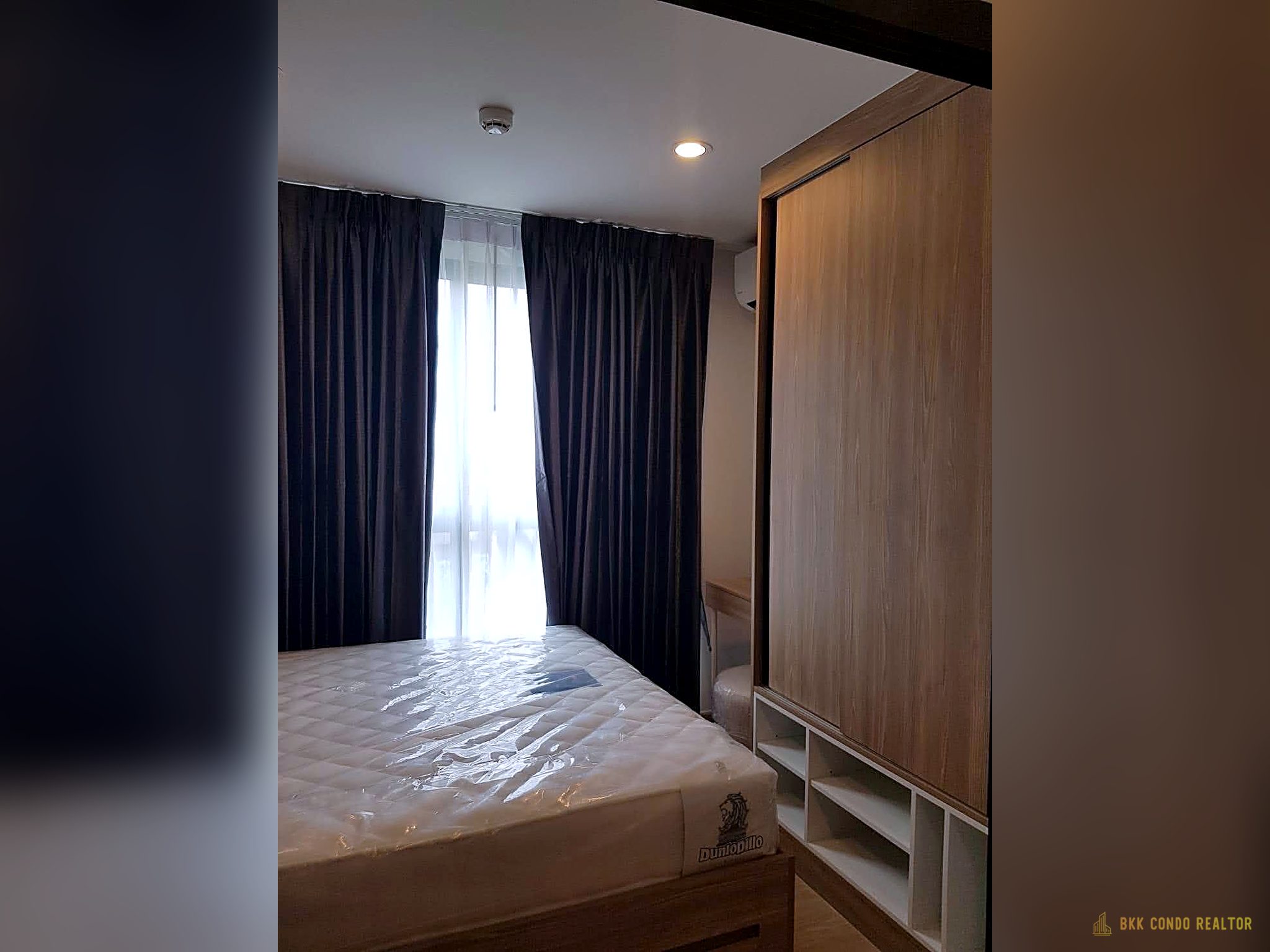 03-bedroom-145 Studio Condo for Rent at The Excel Hideaway Sukhumvit 50 (26 sqm) — On Nut BTS