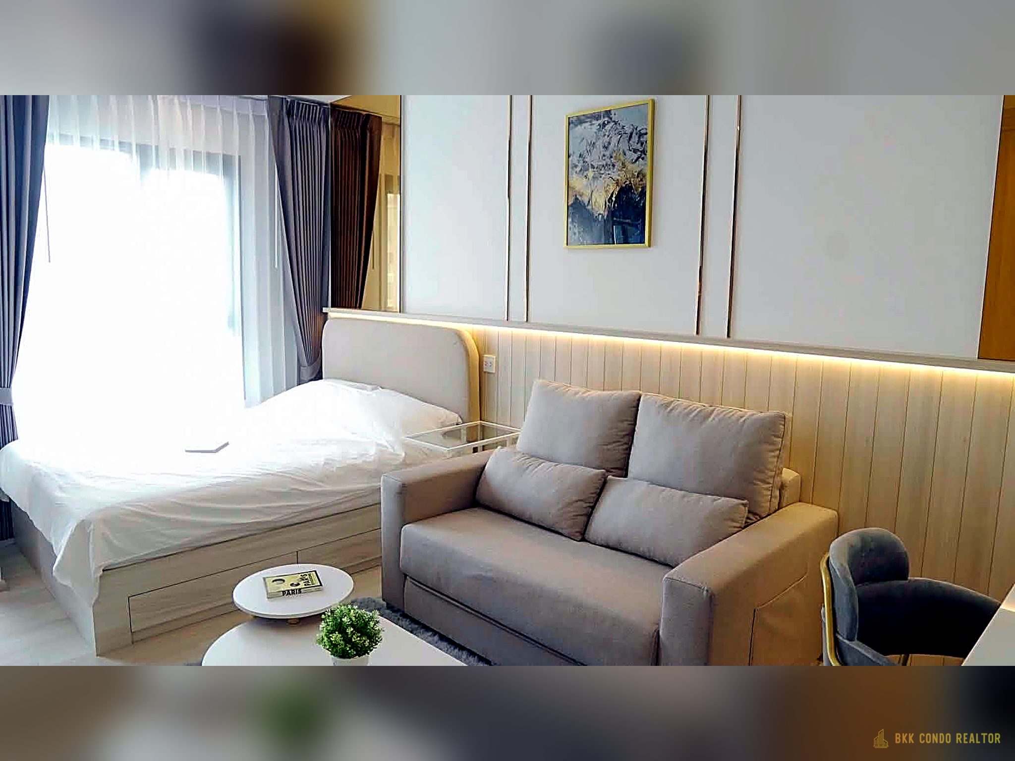 Studio Condo for Rent at Life One Wireless (28 sqm) — Ploenchit BTS