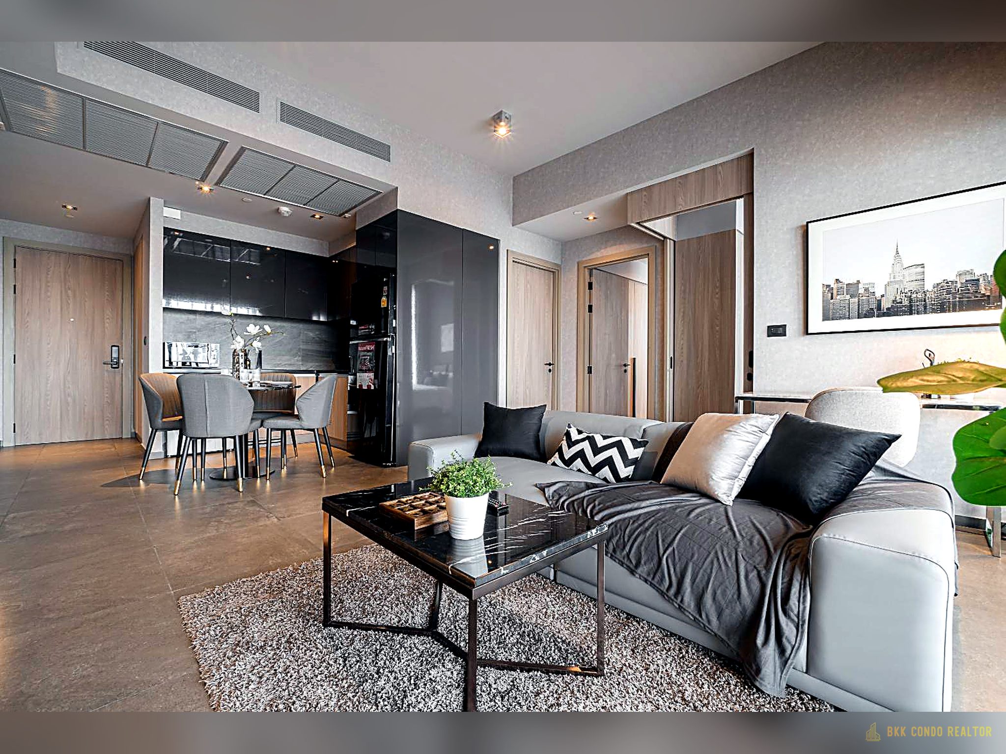 2-Bedroom Condo for Rent at The Lofts Asoke (86 sqm) — MRT Phetchaburi