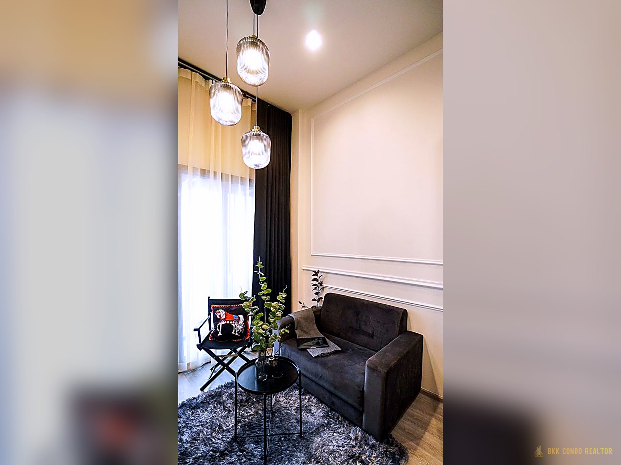 03-living_room-152 1-Bedroom Condo for Rent at THE LINE Sukhumvit 101 (28 sqm) — Punnawithi BTS