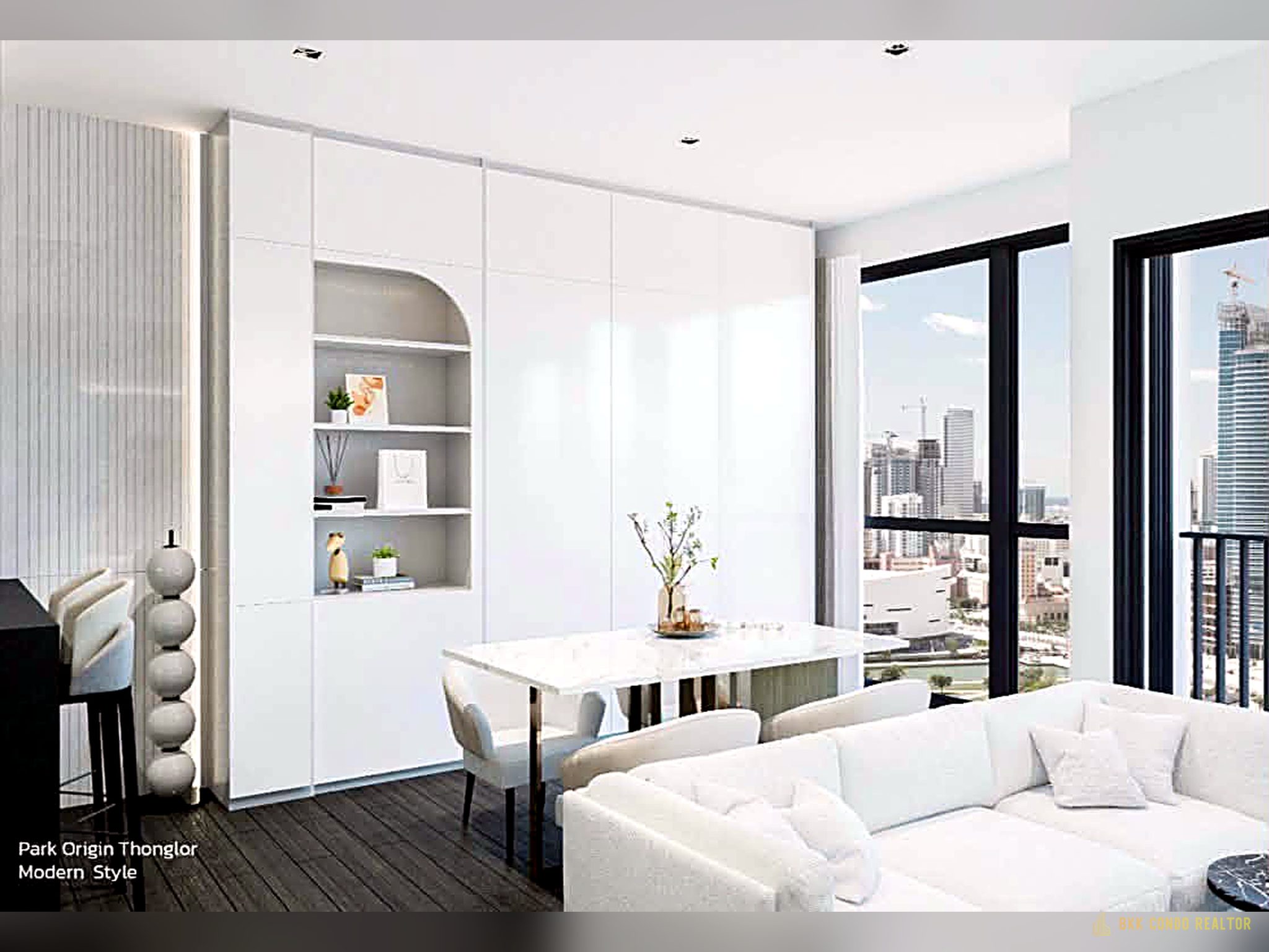 2-Bedroom Condo for Rent at Park Origin Thonglor (66.66 sqm) — Thonglor BTS