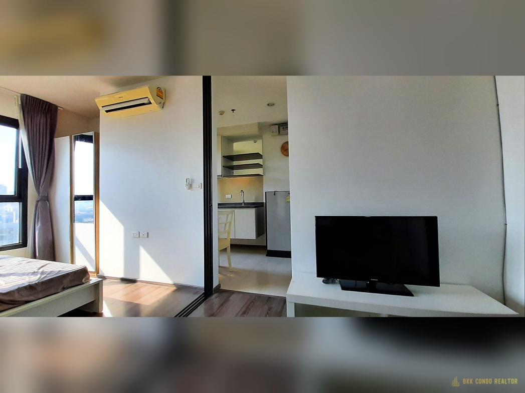 1-Bedroom Condo for Rent at The Base Park West (27 sqm) — On Nut BTS