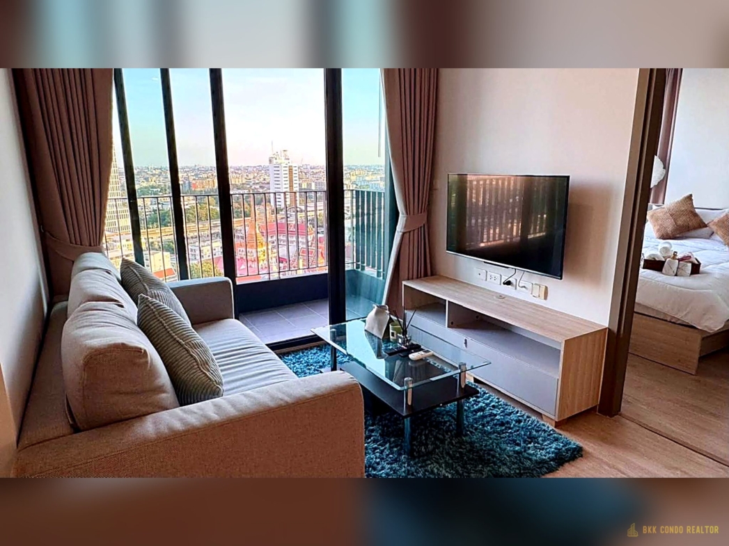 2-Bedroom Condo for Rent at Ideo O2 Bangna (47 sqm) — Bangna BTS