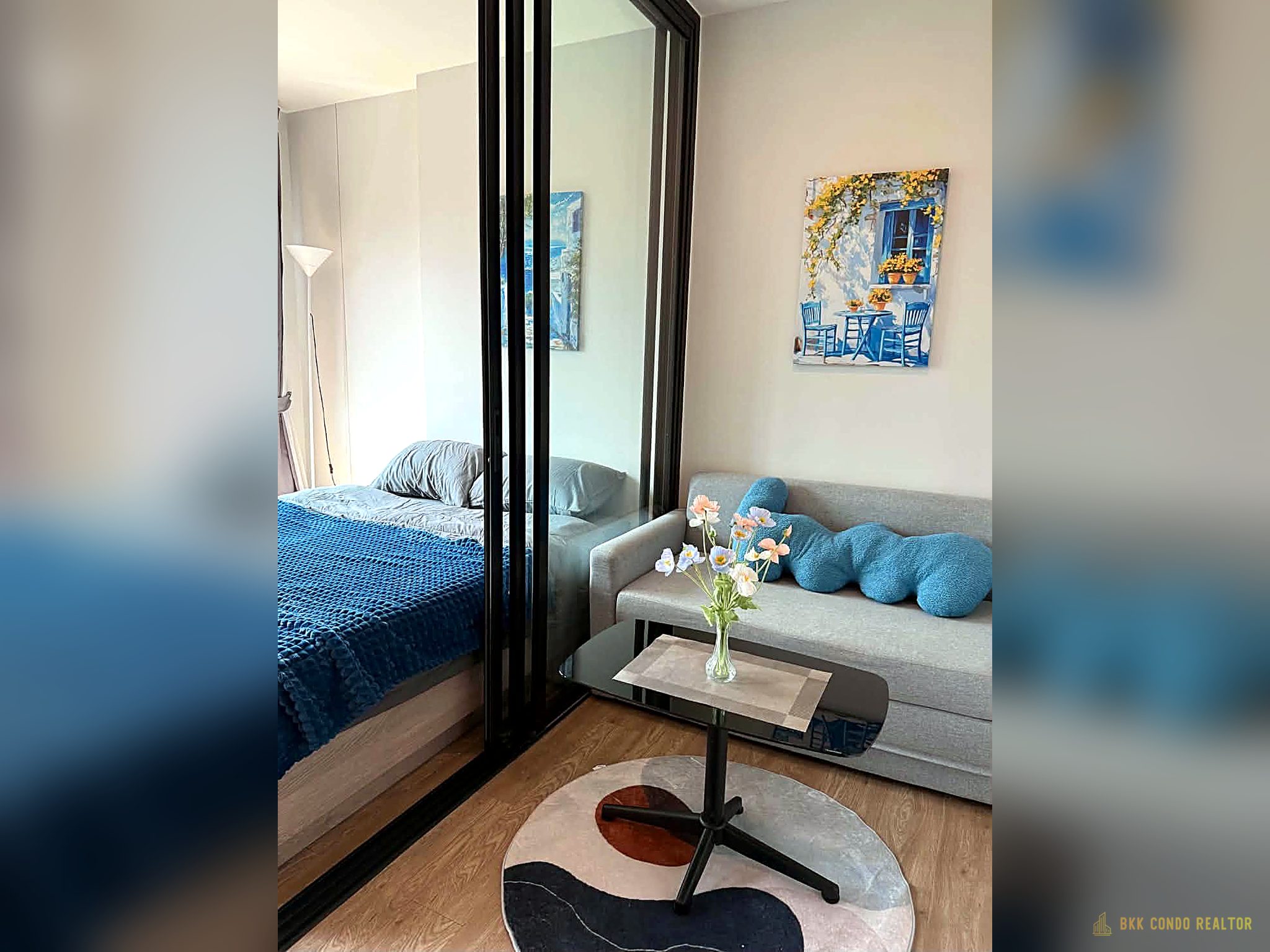 Studio Condo for Rent at Modiz Sukhumvit 50 (24 sqm) — On Nut BTS