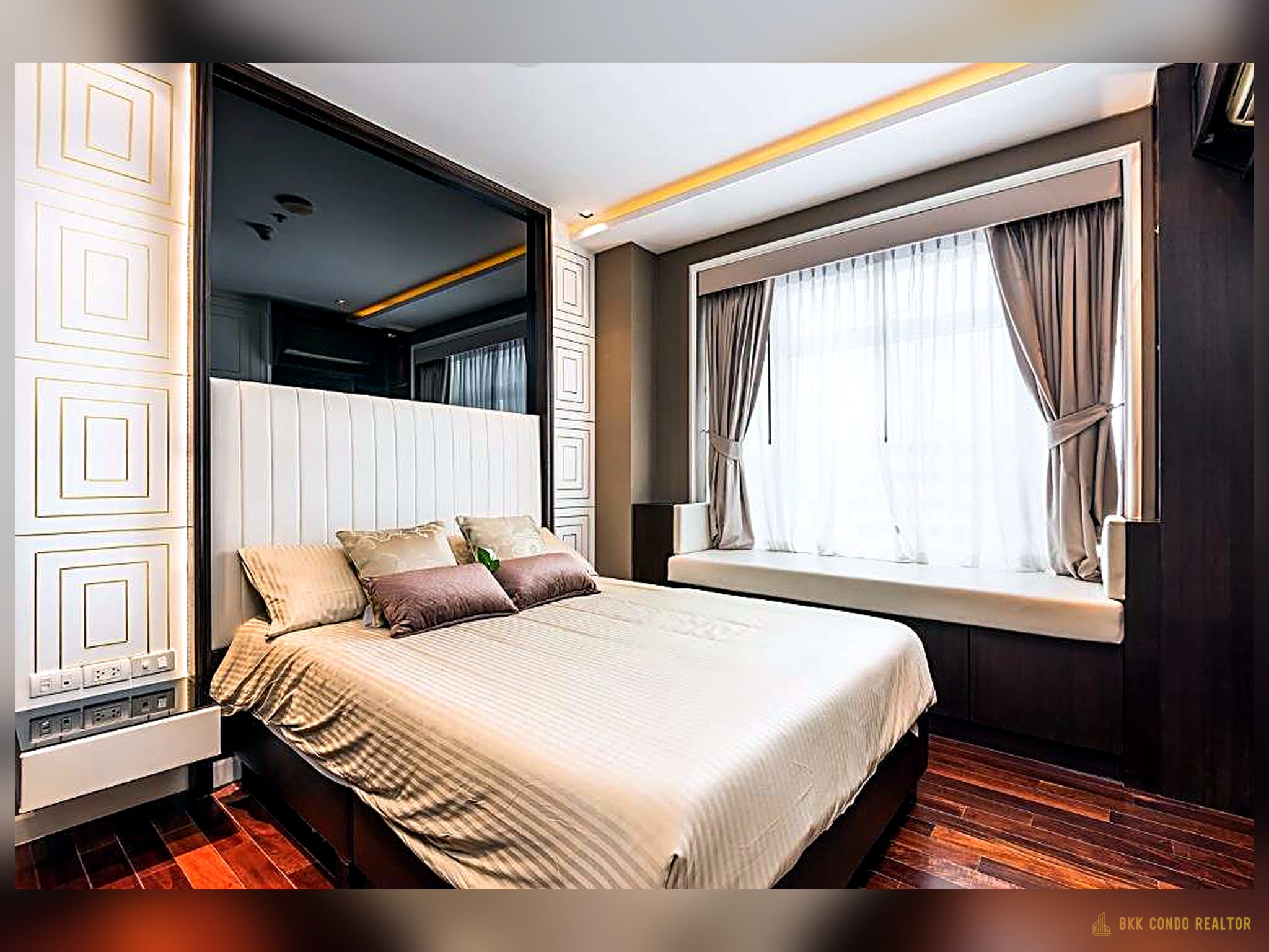 04-bedroom-142 2-Bedroom Corner Condo for Rent at Circle Condominium (72 sqm) — Phetchaburi MRT