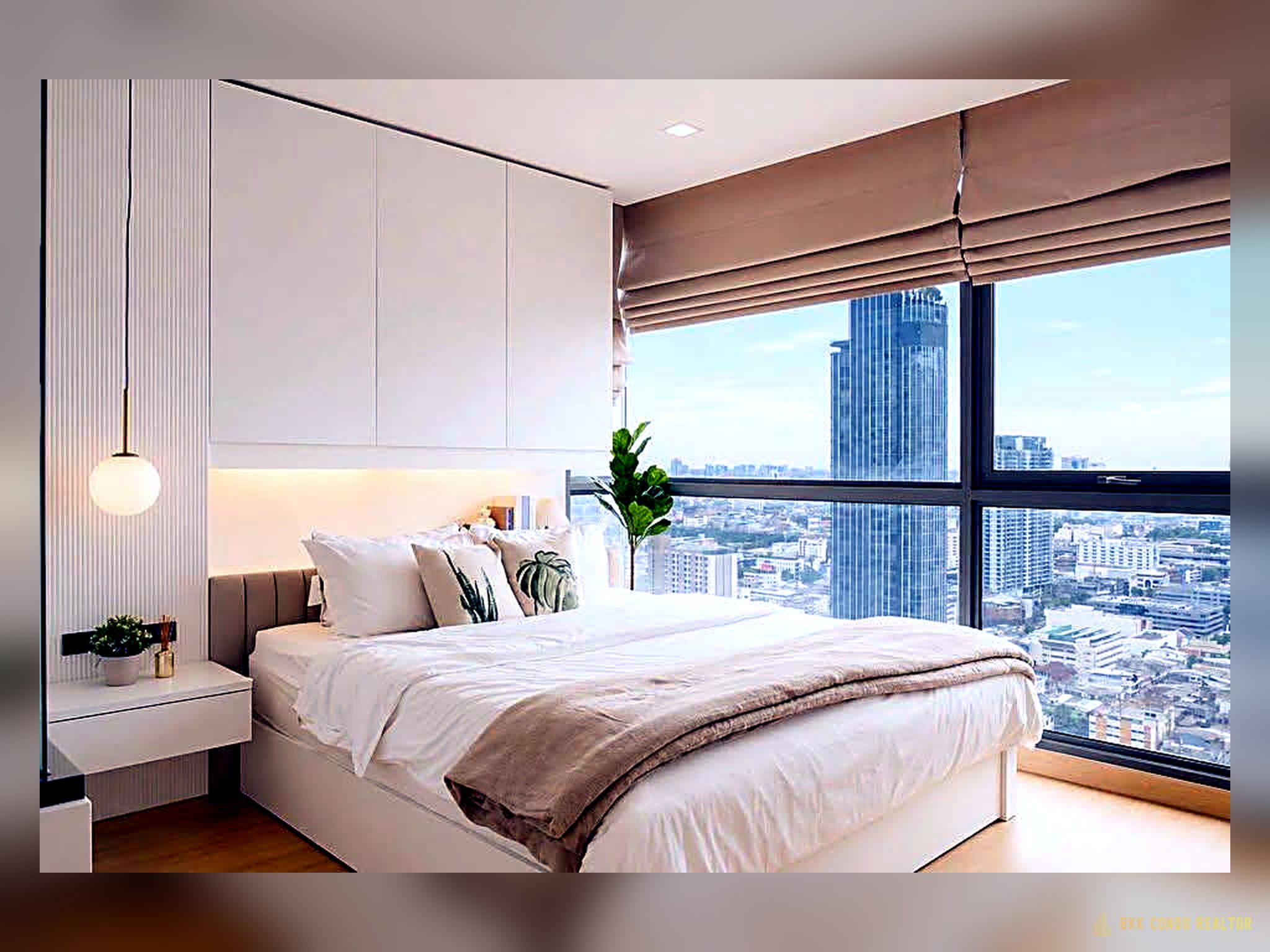 04-bedroom-73 2-Bedroom Condo for Rent at IDEO Q Phayathai (75 sqm) — Phaya Thai BTS