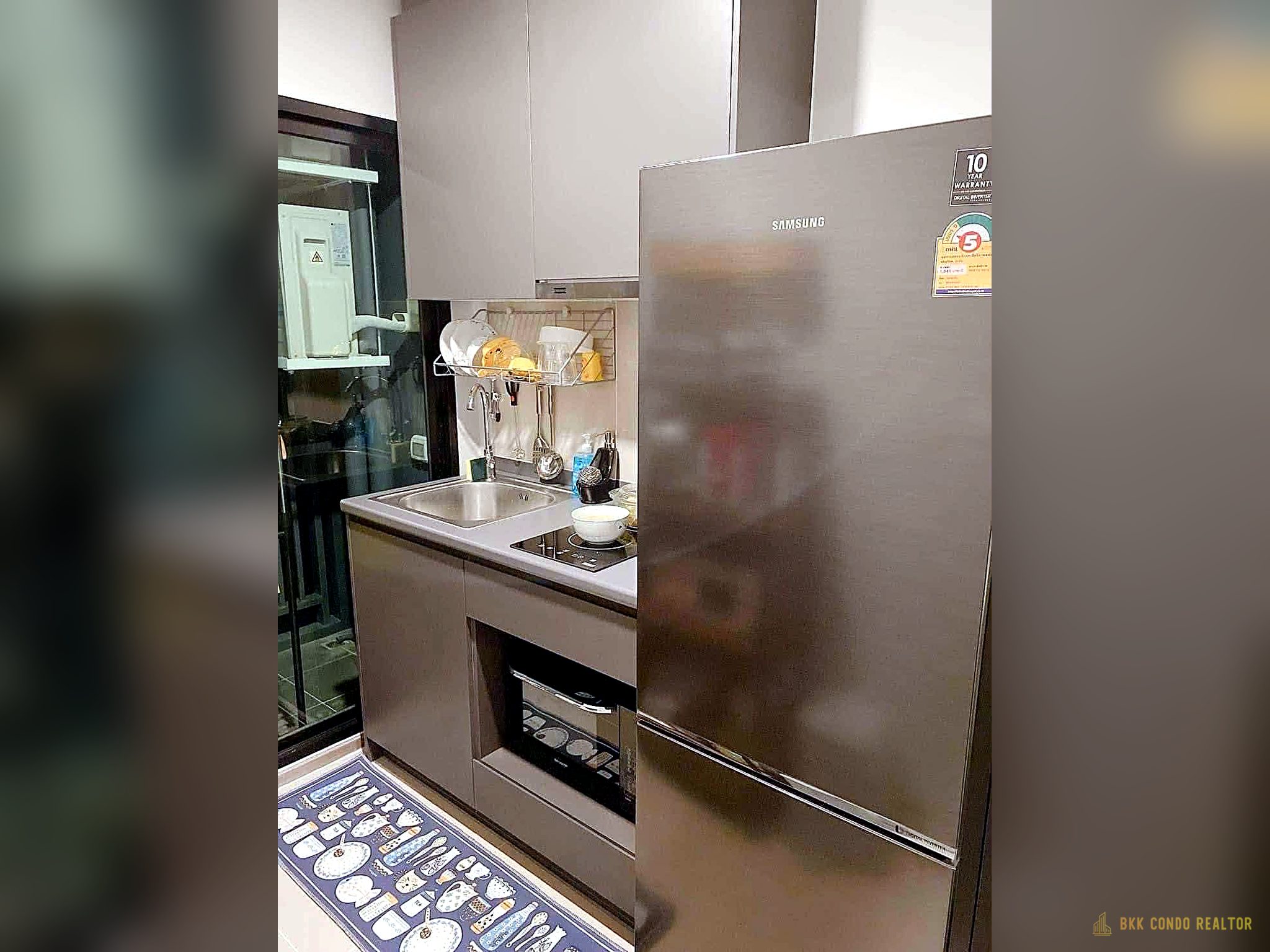 04-kitchen-23 1-Bedroom Condo for Rent at Monte Rama9 (35 sqm) — Ramkhamhaeng