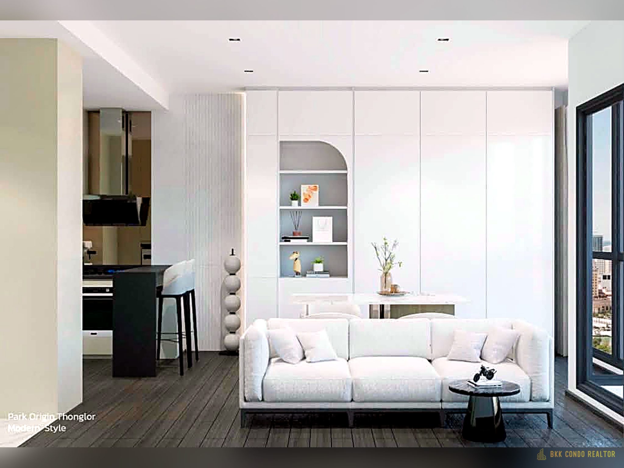 2-Bedroom Condo for Rent at Park Origin Thonglor (66.66 sqm) — Thonglor BTS