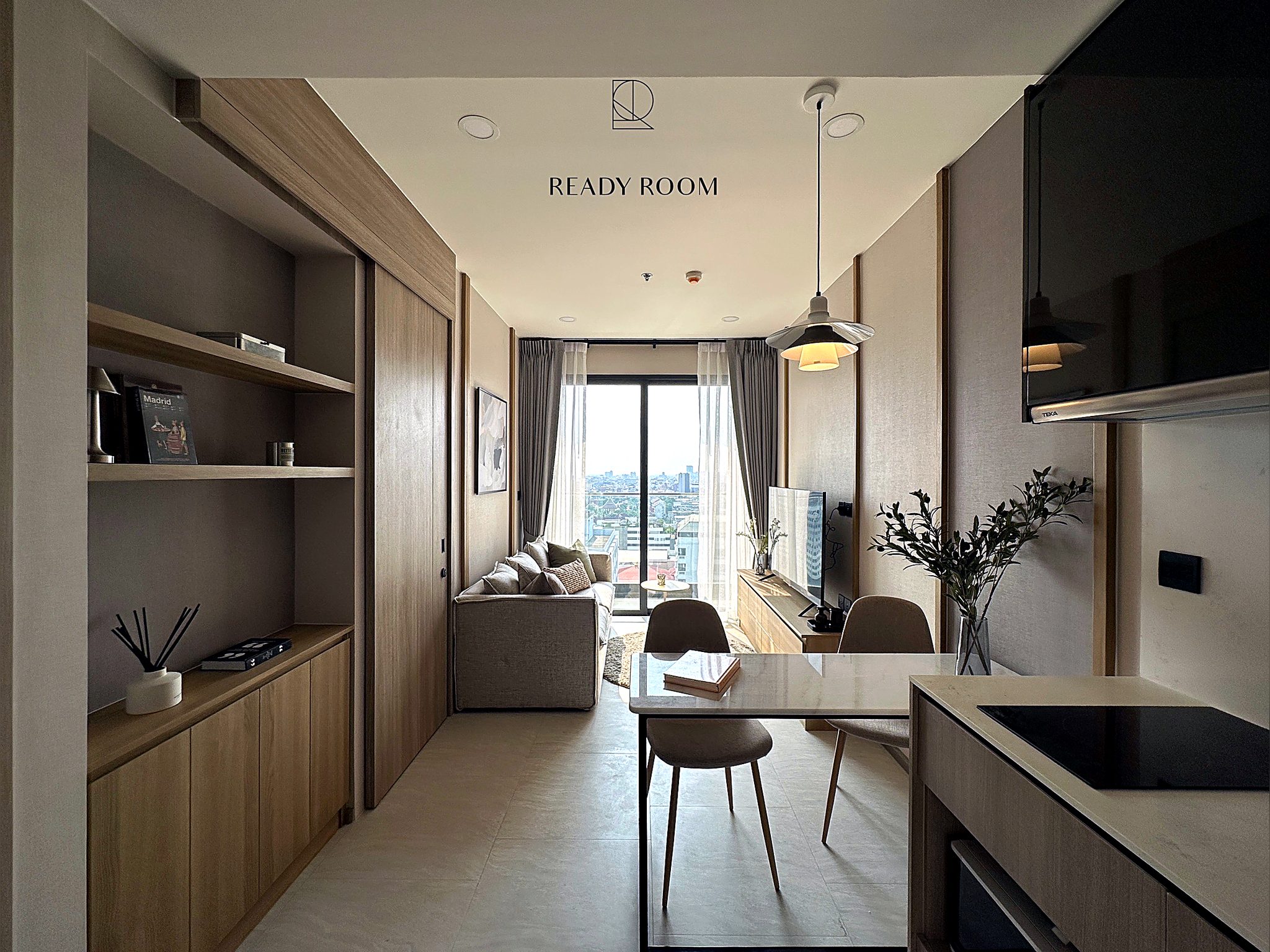04-living_room-127 1-Bedroom Condo for Rent at Cooper Siam (36 sqm) — National Stadium BTS