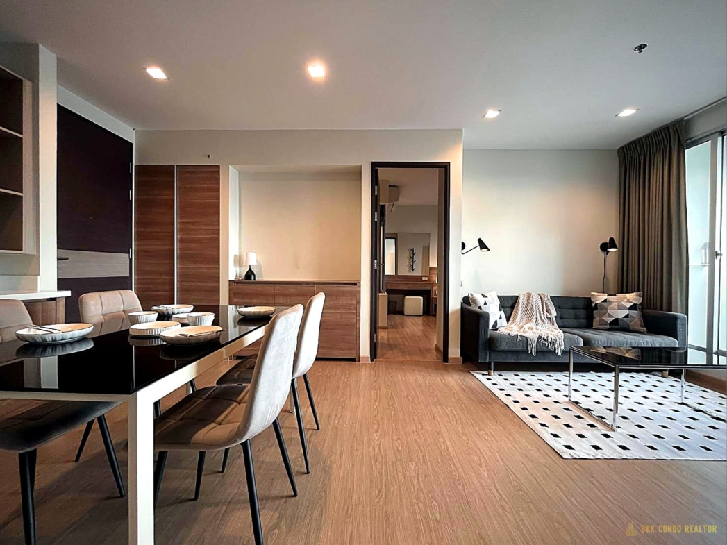2-Bedroom Condo for Rent at Rhythm Sathorn 21 (65 sqm) — Saphan Taksin BTS