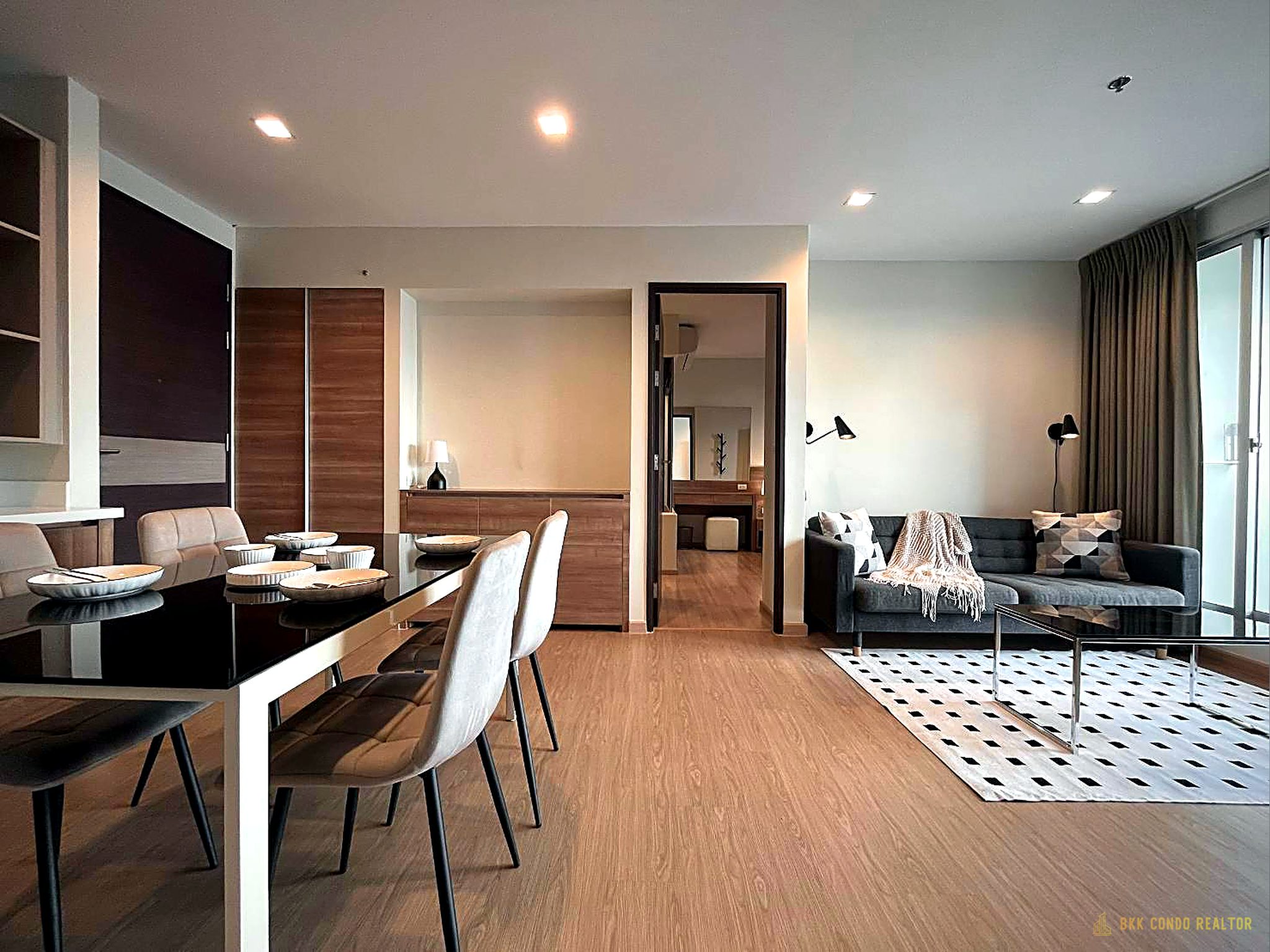 2-Bedroom Condo for Rent at Rhythm Sathorn 21 (65 sqm) — Saphan Taksin BTS