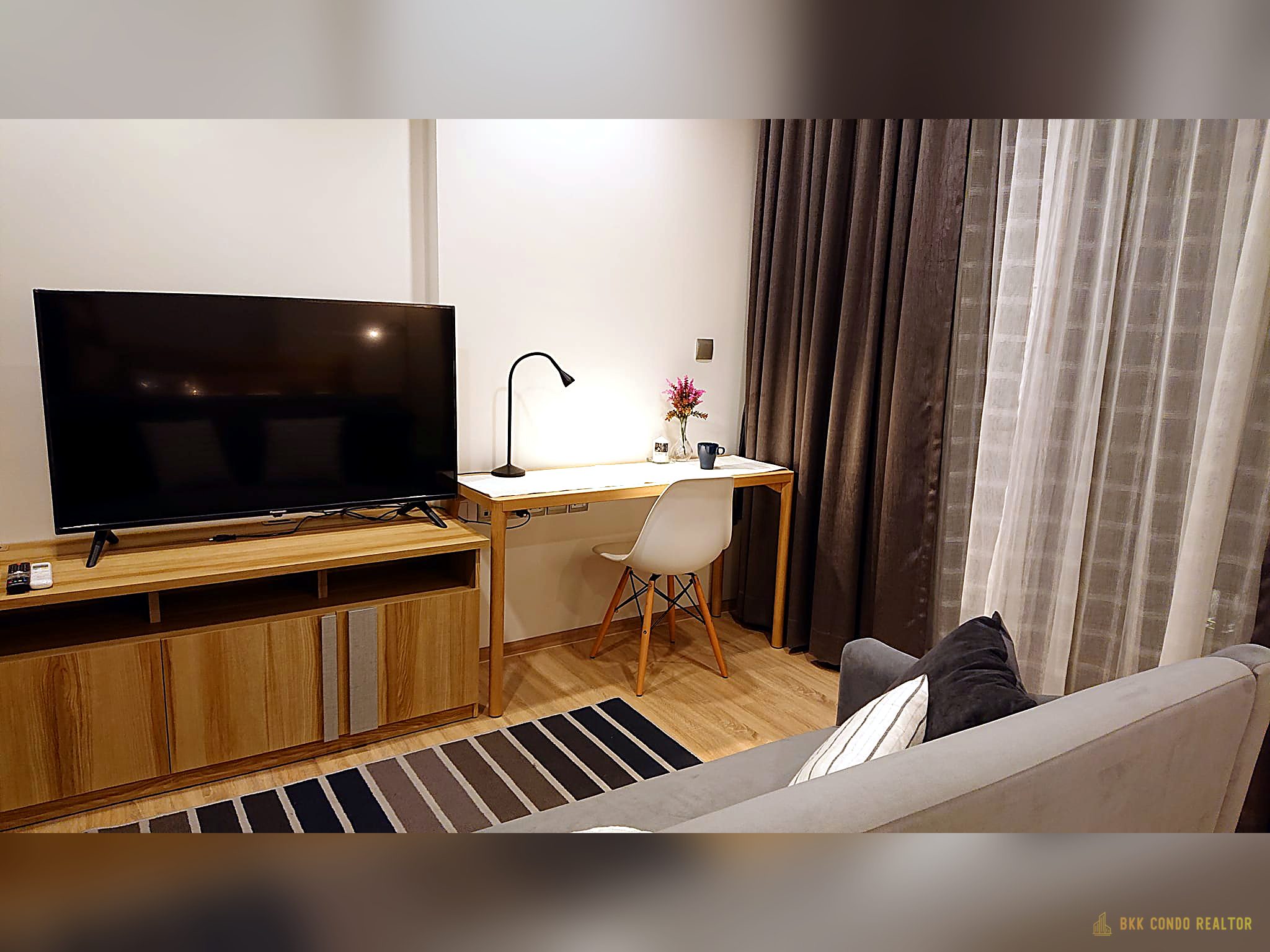 04-living_room-153 1-Bedroom Condo for Rent at Kawa Haus (36.41 sqm) — On Nut BTS