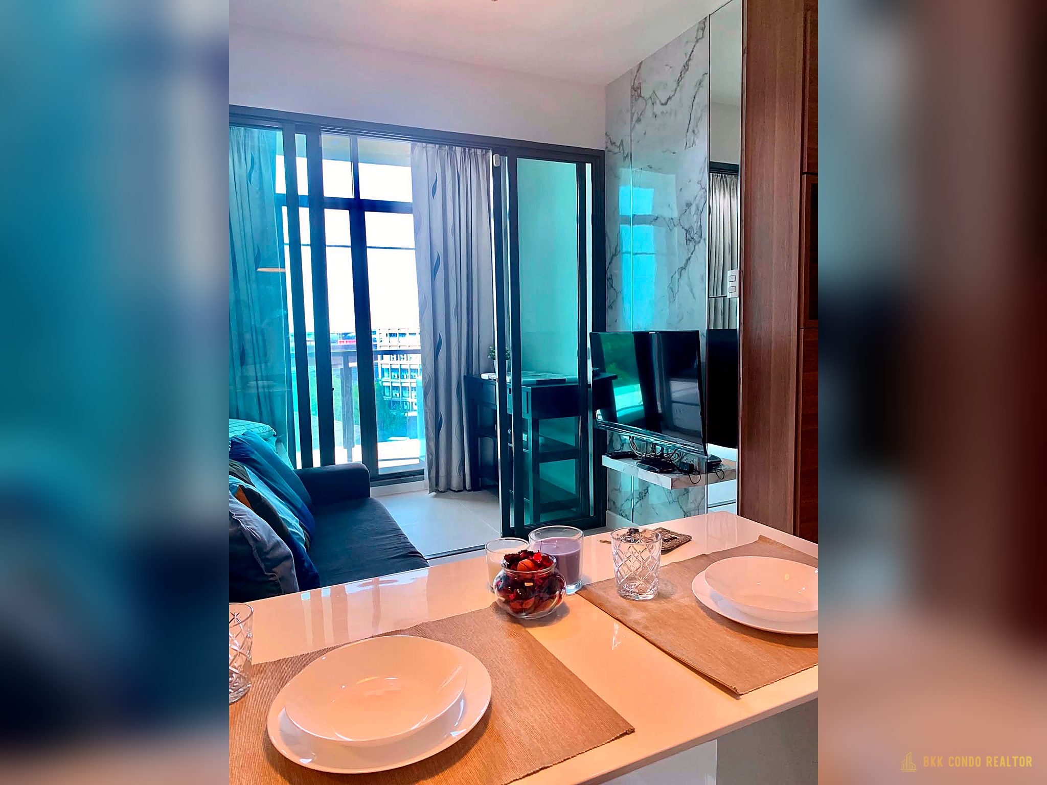 2-Bedroom Condo for Rent at IDEO Blucove Sukhumvit (47 sqm) — Udom Suk BTS