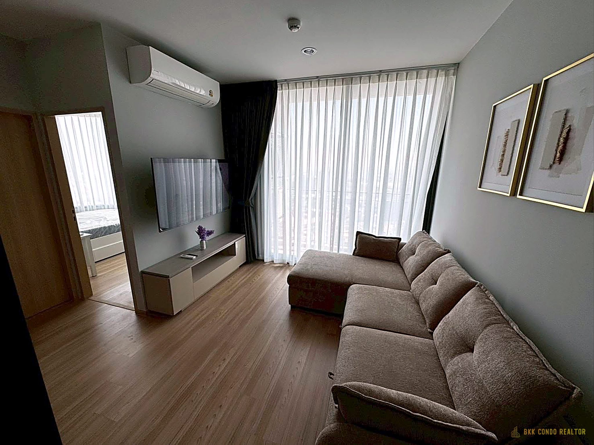 04-living_room-65 2-Bedroom Condo for Rent at Skyrise Avenue Sukhumvit 64 (45.27 sqm) — Punnawithi BTS