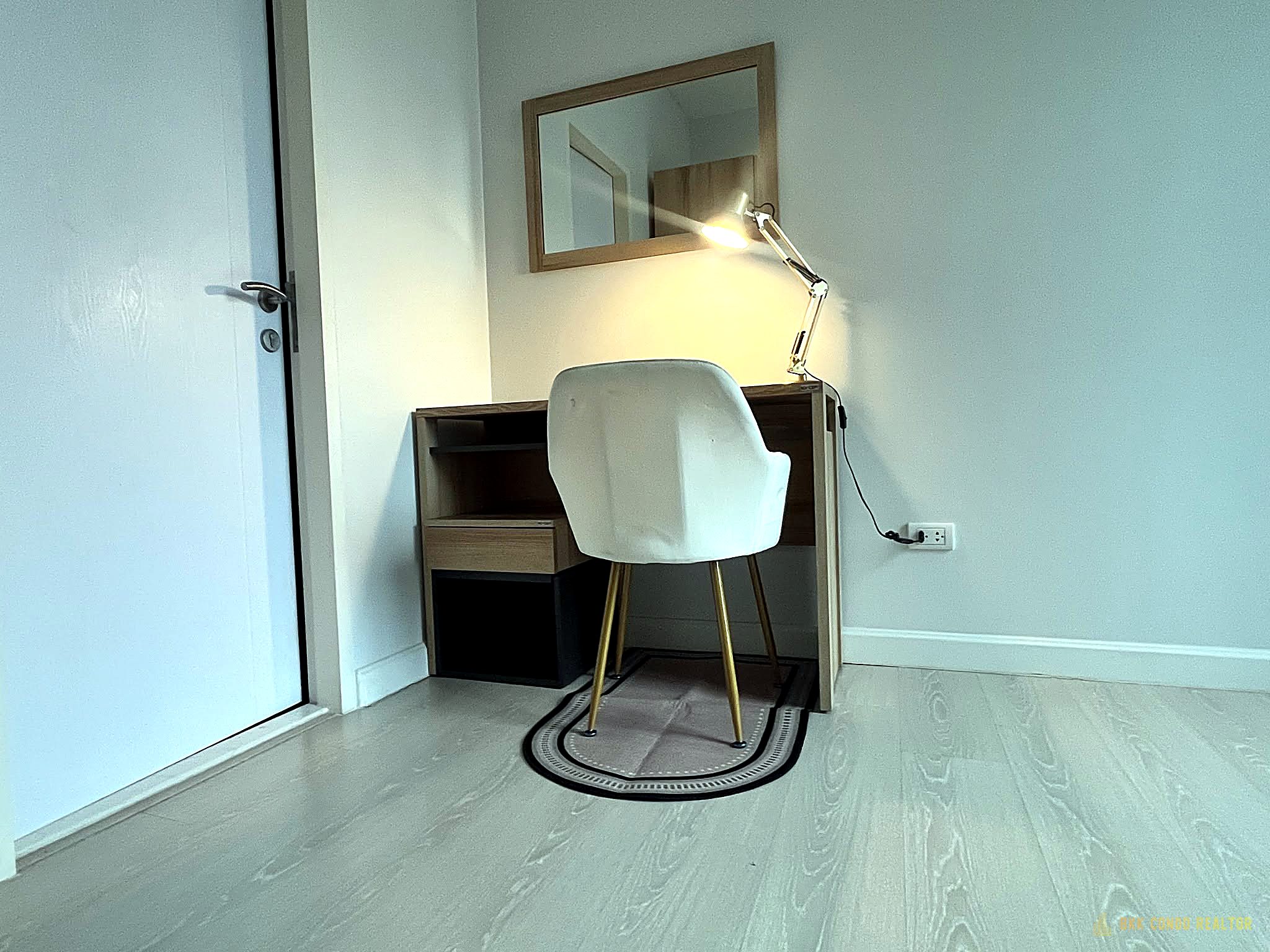 05-bedroom-169 1-Bedroom Condo for Rent at The Niche Pride Thonglor-Phetchaburi (30 sqm) — MRT Phetchaburi
