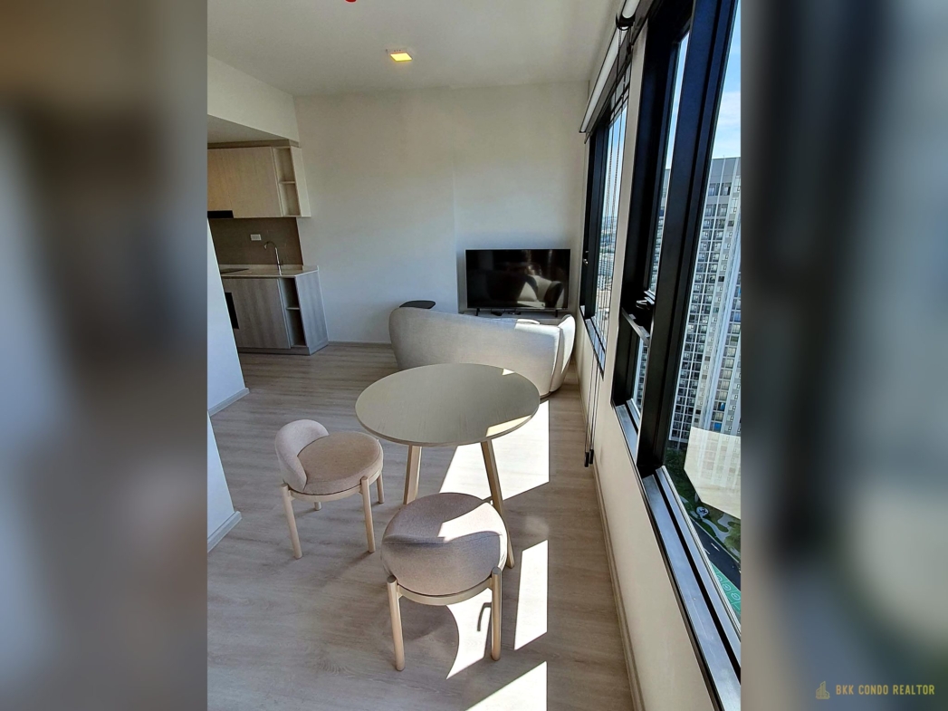 1-Bedroom Condo for Rent at COBE Ratchada – Rama 9 (35 sqm) — Huai Khwang MRT
