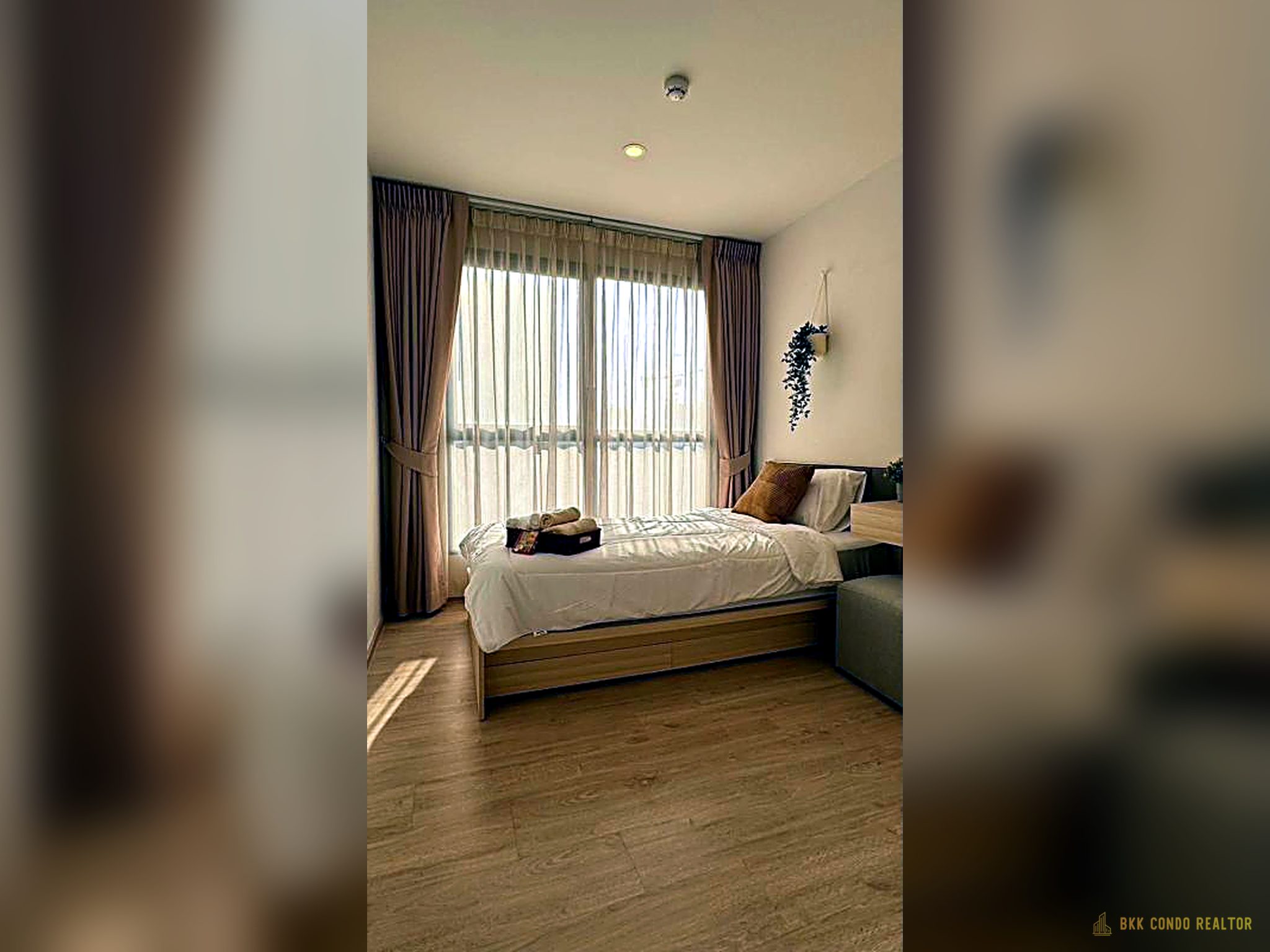 2-Bedroom Condo for Rent at Ideo O2 Bangna (47 sqm) — Bangna BTS